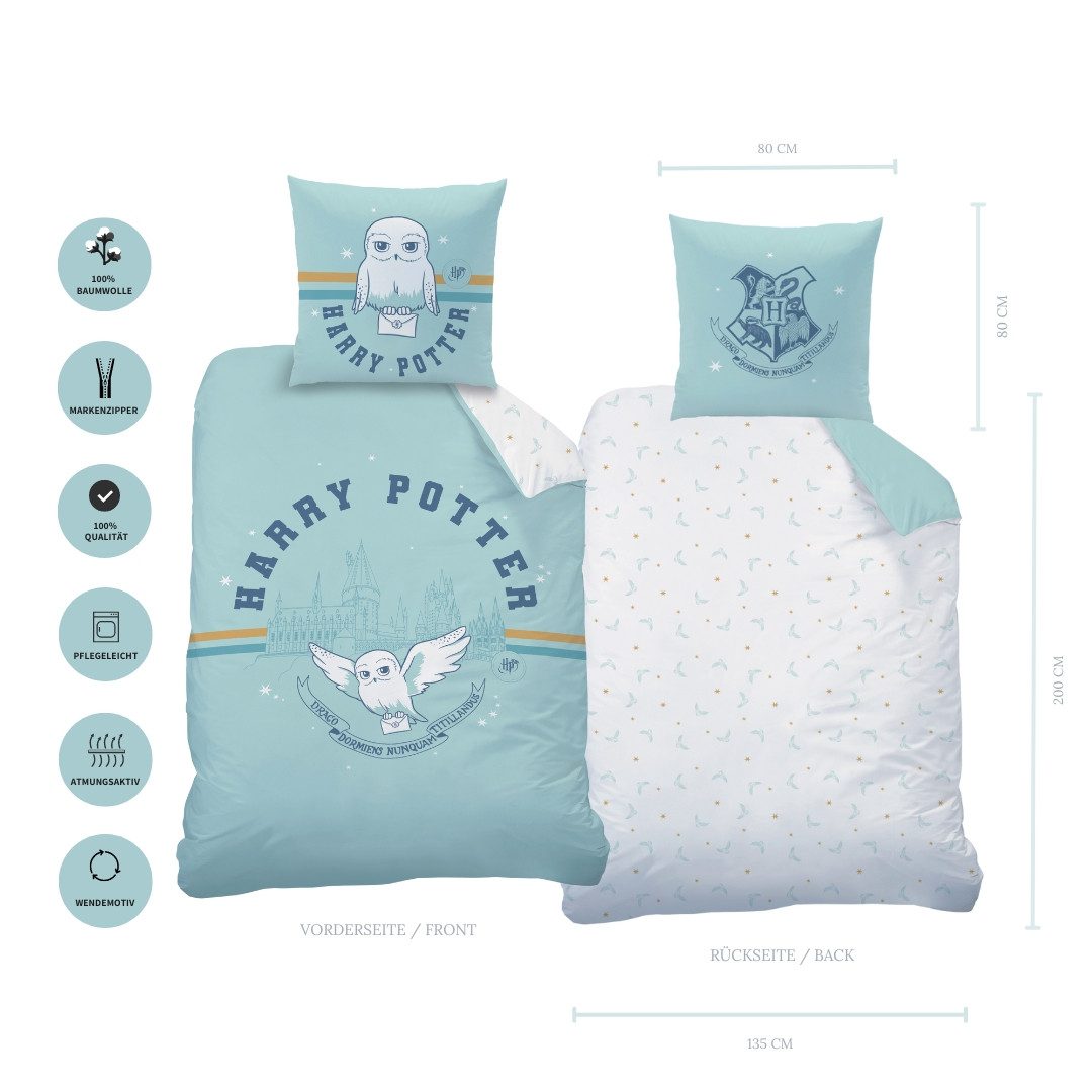 MTOnlinehandel Bettwäsche Harry Potter Schloss Eule günstig online kaufen