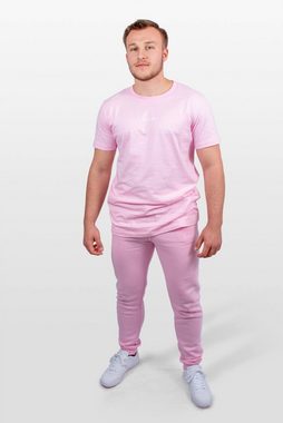 TheHeartFam T-Shirt Nachhaltiges Bio-Baumwolle Tshirt Hell Pink Kompass Herren Frauen Hergestellt in Portugal / Familienunternehmen