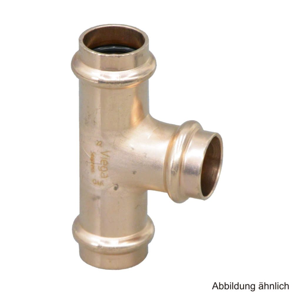 Viega Wasserrohr Viega Seapress T-Stück, Modell 0318, 28-28-28 mm