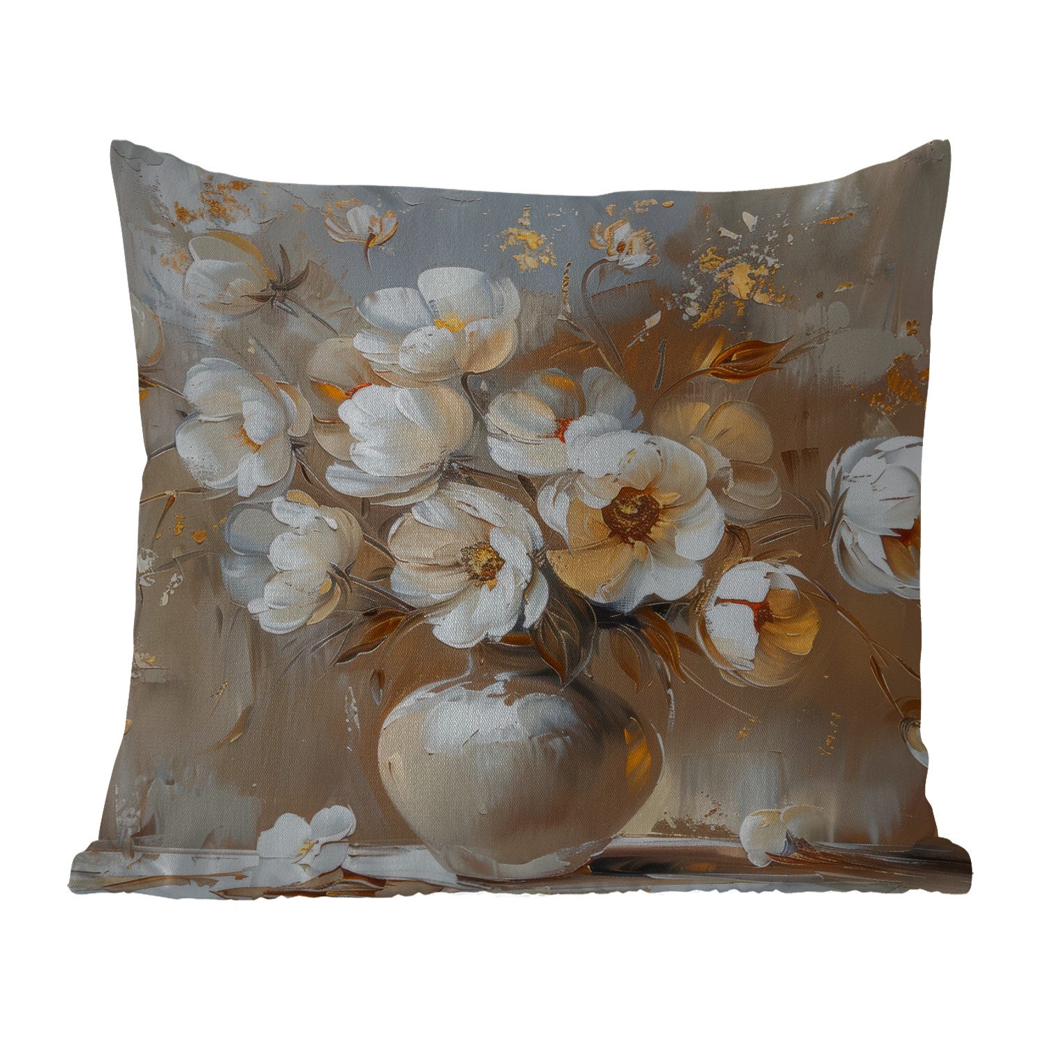 MuchoWow Dekokissen Vase - Blumen - günstig online kaufen