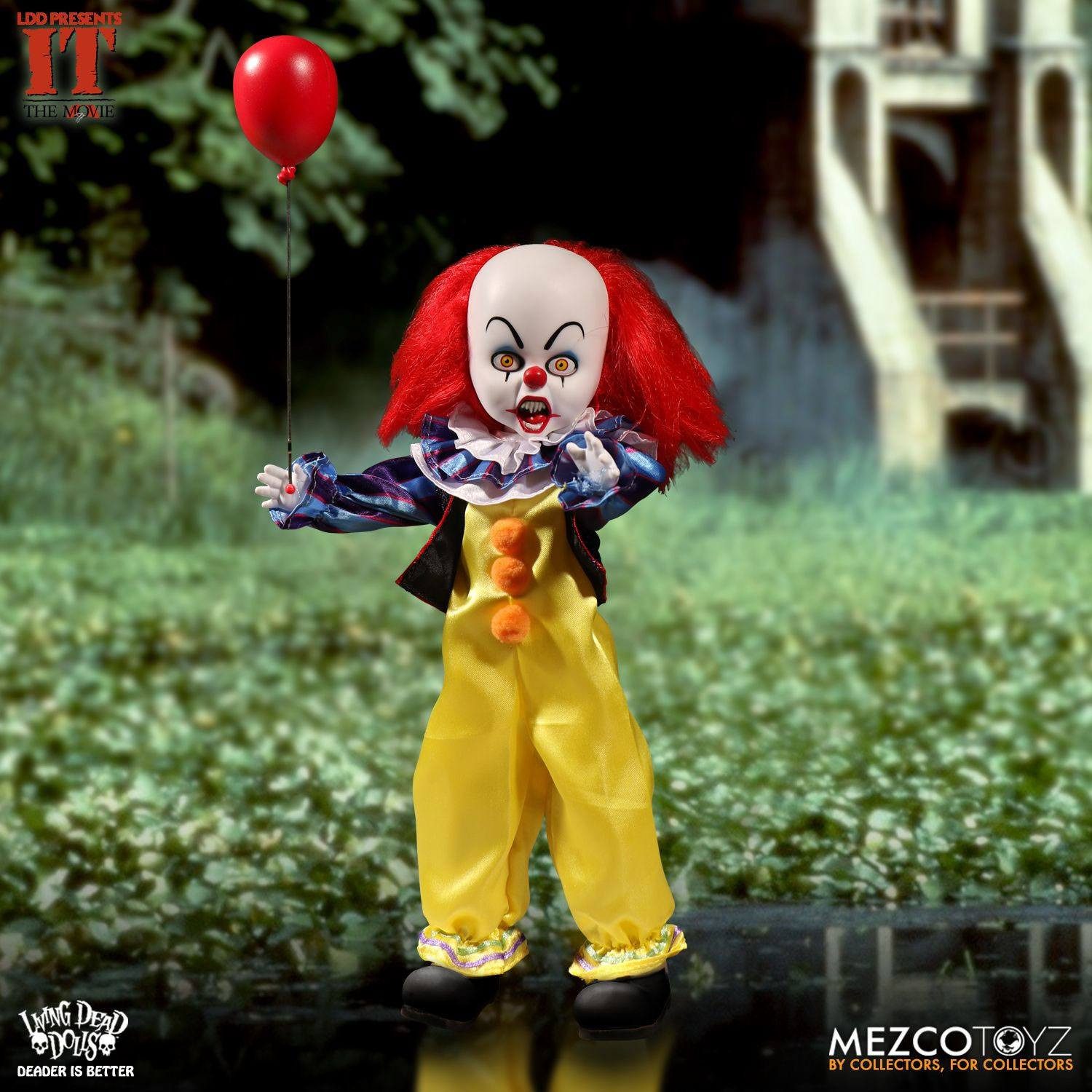 MEZCO Sammelfigur Living Dead Dolls It 1990 Pennywise Doll Puppe