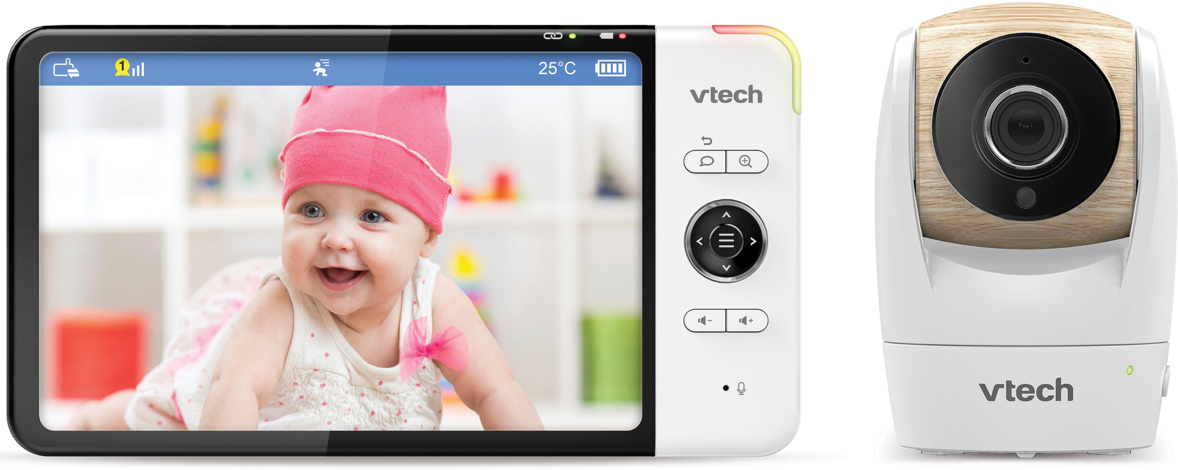 Boifun Babyphone 5'' 720P HD IPS Bildschirm Babyphone mit Kamera