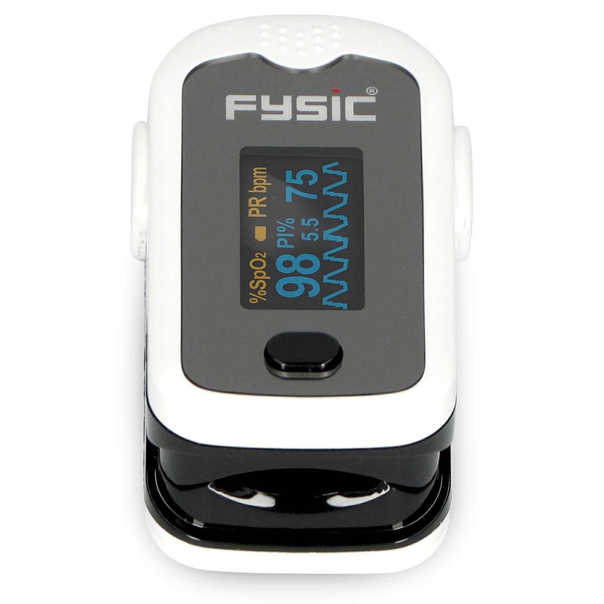 Fysic Pulsoximeter FPO-11, Pulsoximeter, Herzfrequenzmessung, Anzeige für Gesundheitskontrolle