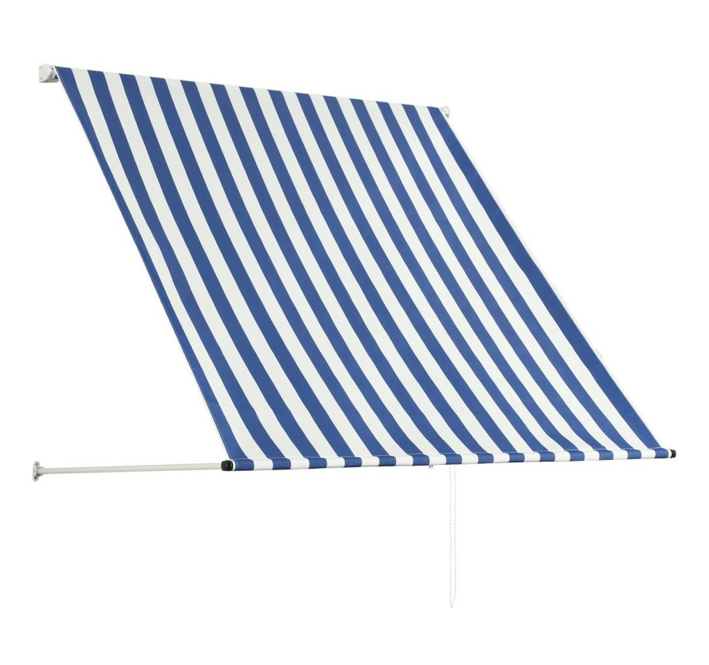 Thumbnail - vidaXL Markise Einziehbare Markise 100×150 cm Blau und Weiß (1-St)