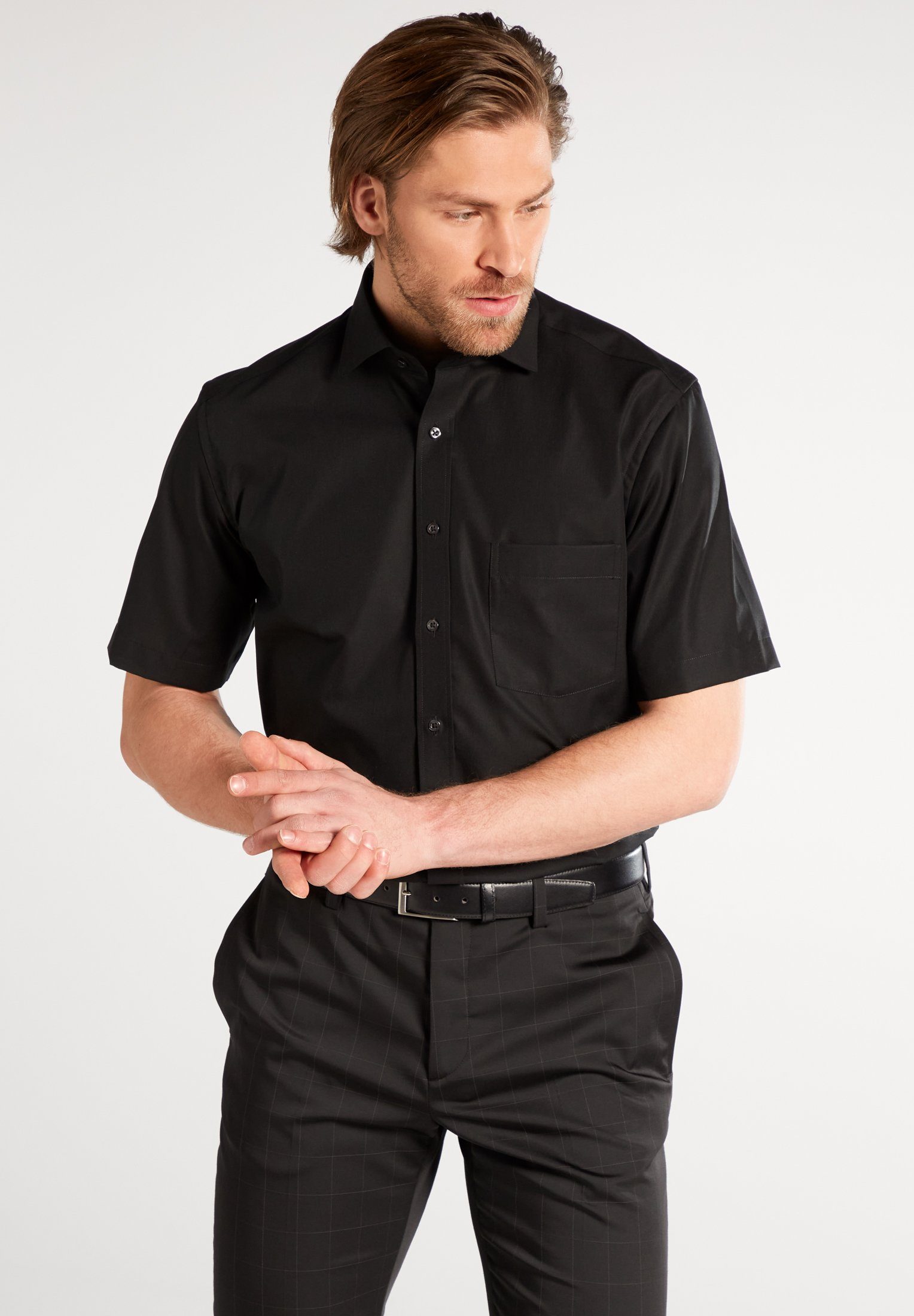 Eterna Kurzarmhemd MODERN FIT NON IRON günstig online kaufen