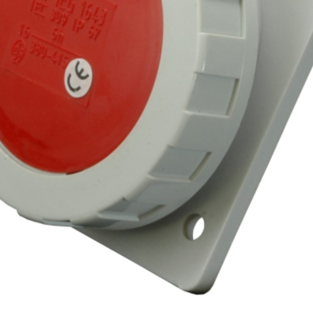 SEZ Steckdose Einbausteckdose schräg 32A/5P 400V IP67 Steckdose, 1-St.