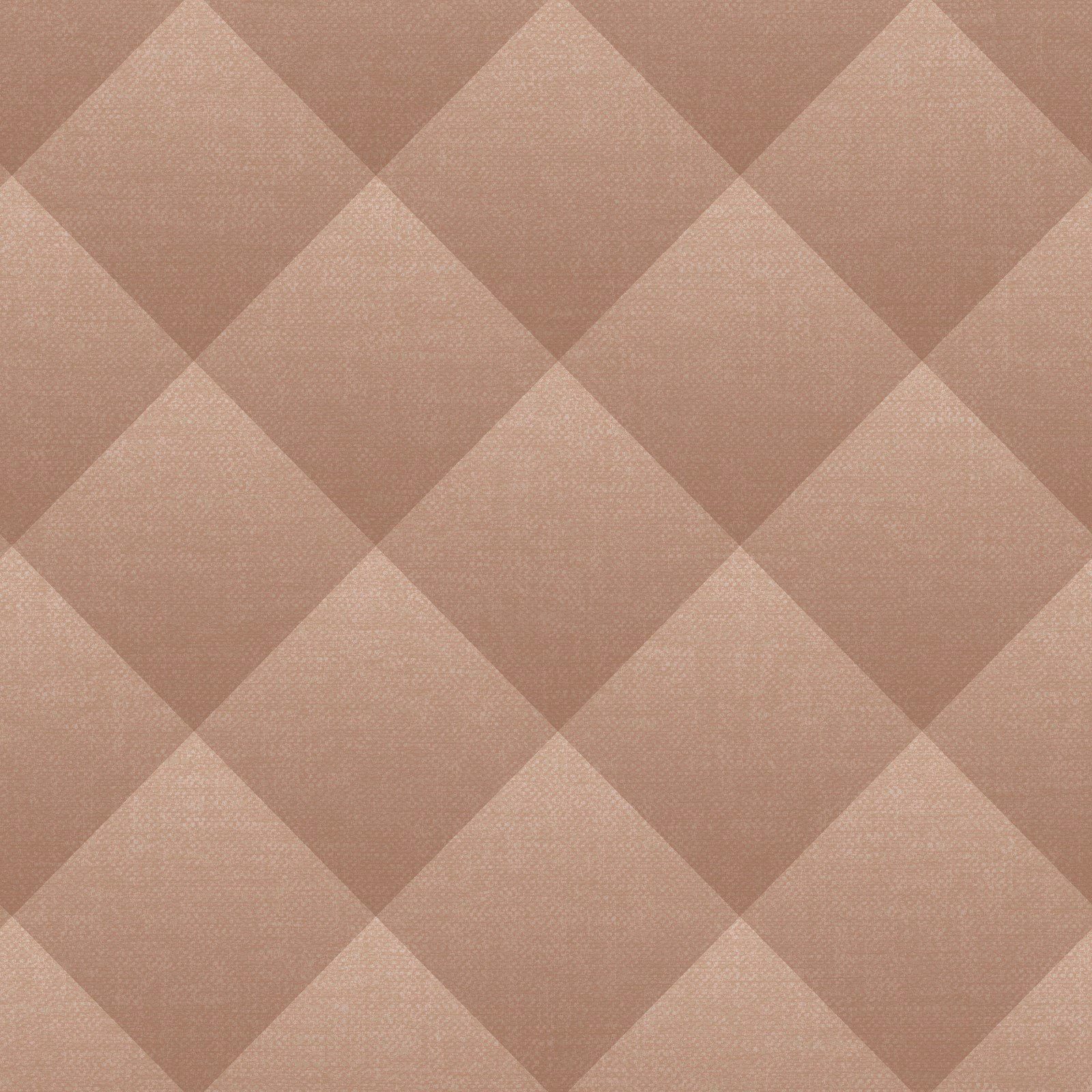 WOW Vliestapete Geo Textur terra rose, FSC® zertifiziert, mit lebhaftem Druck, 10 Meter Довжина