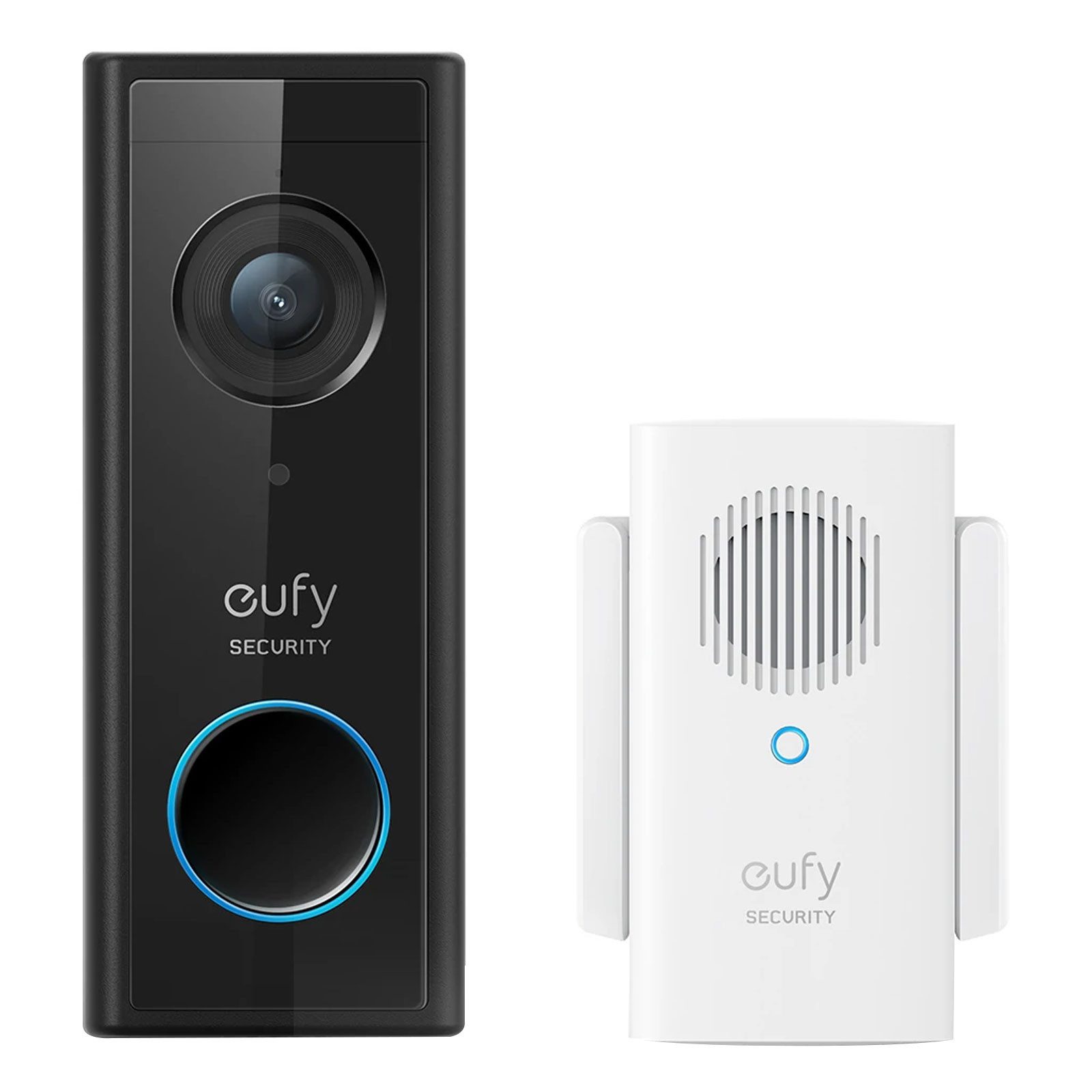 eufy Überwachungskamera E8220311 (Außenbereich, Wi-Fi-Video-Türklingel-Kit, 120-Tage-Akkulaufzeit; keine monatlichen Gebühren)