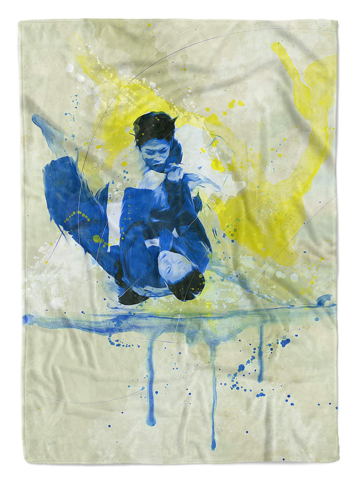 Handtücher SplashArt Sport Handtuch Strandhandtuch Saunatuch Kuscheldecke Kunstvoll Judo I Sporthand, Baumwolle-Polyester-Mix (1-St), Handtuch