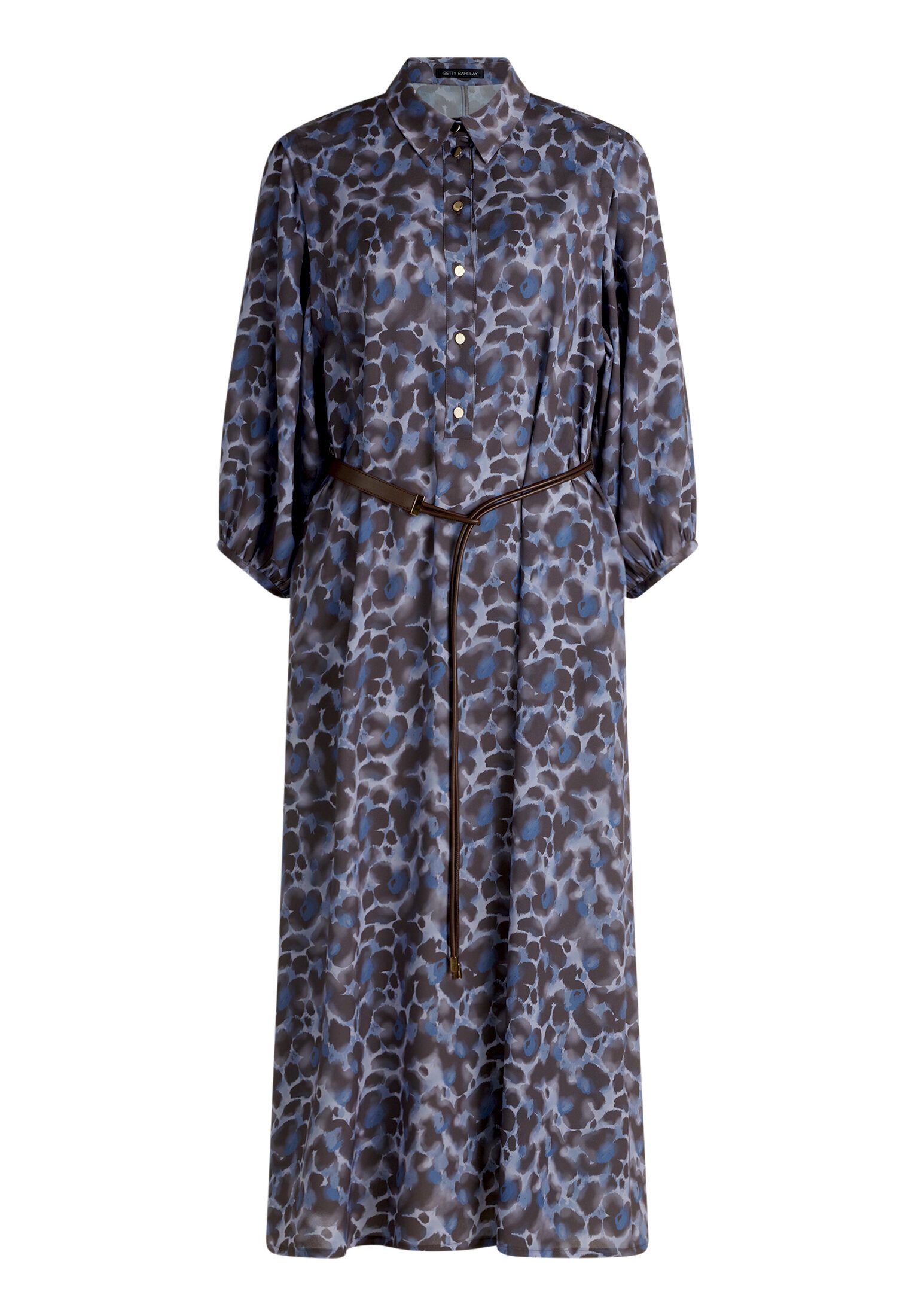 Betty Barclay Hemdblusenkleid Damen mit Bindegürtel