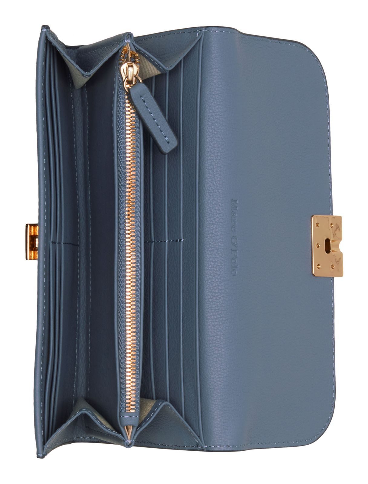 Marc O'Polo Geldbörse Zip Wallet, aus echtem Rindsleder