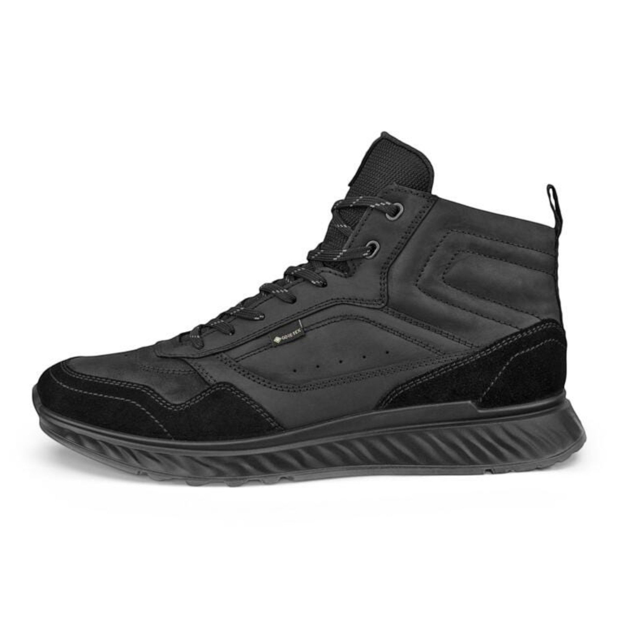 Ecco Alltag-Halbstiefel Exostride GTX (Nubukleder, wasserdicht) schwarz Wanderschuh