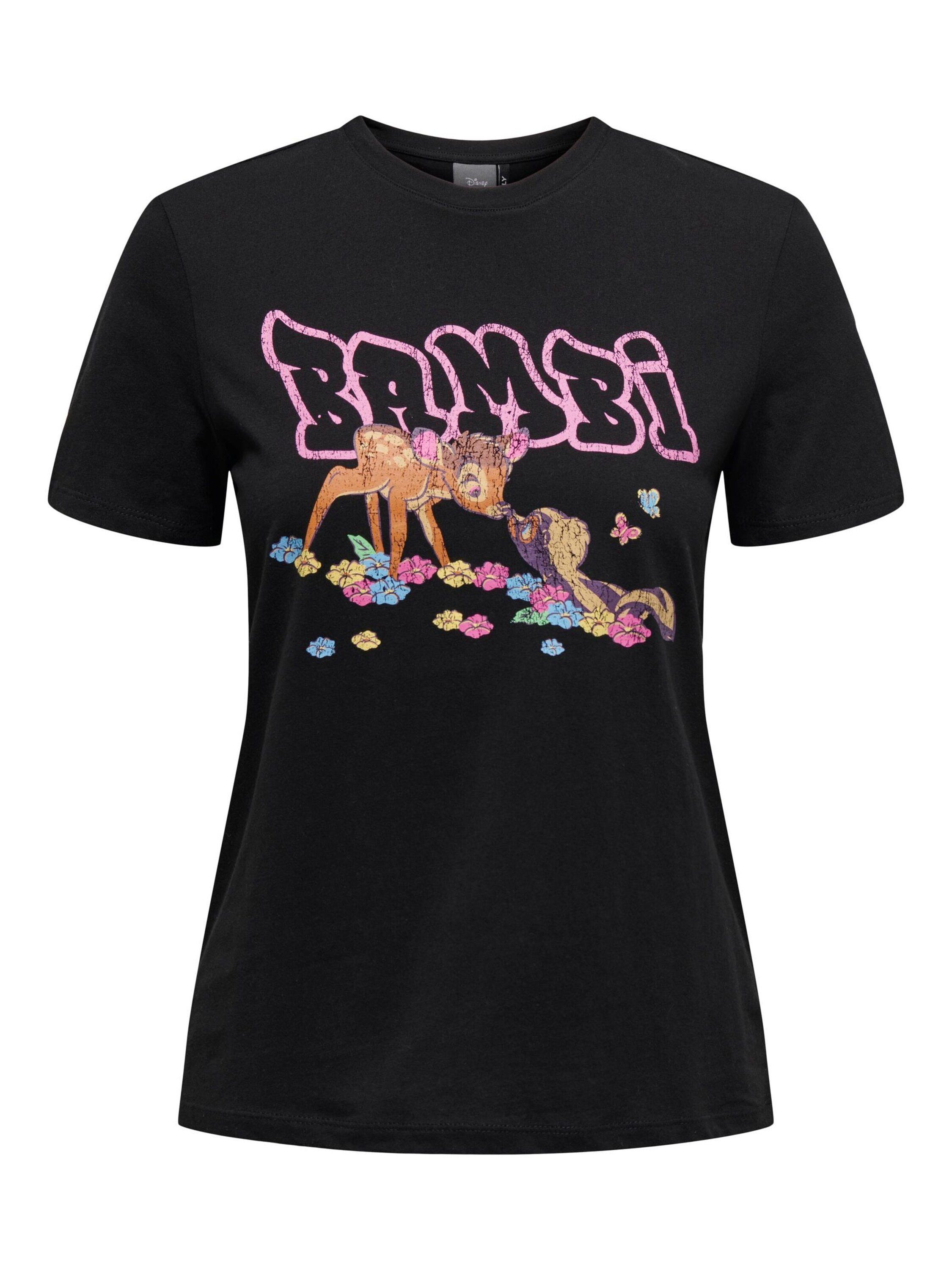 ONLY T-Shirt BAMBI (1-tlg) Plain/ohne Details