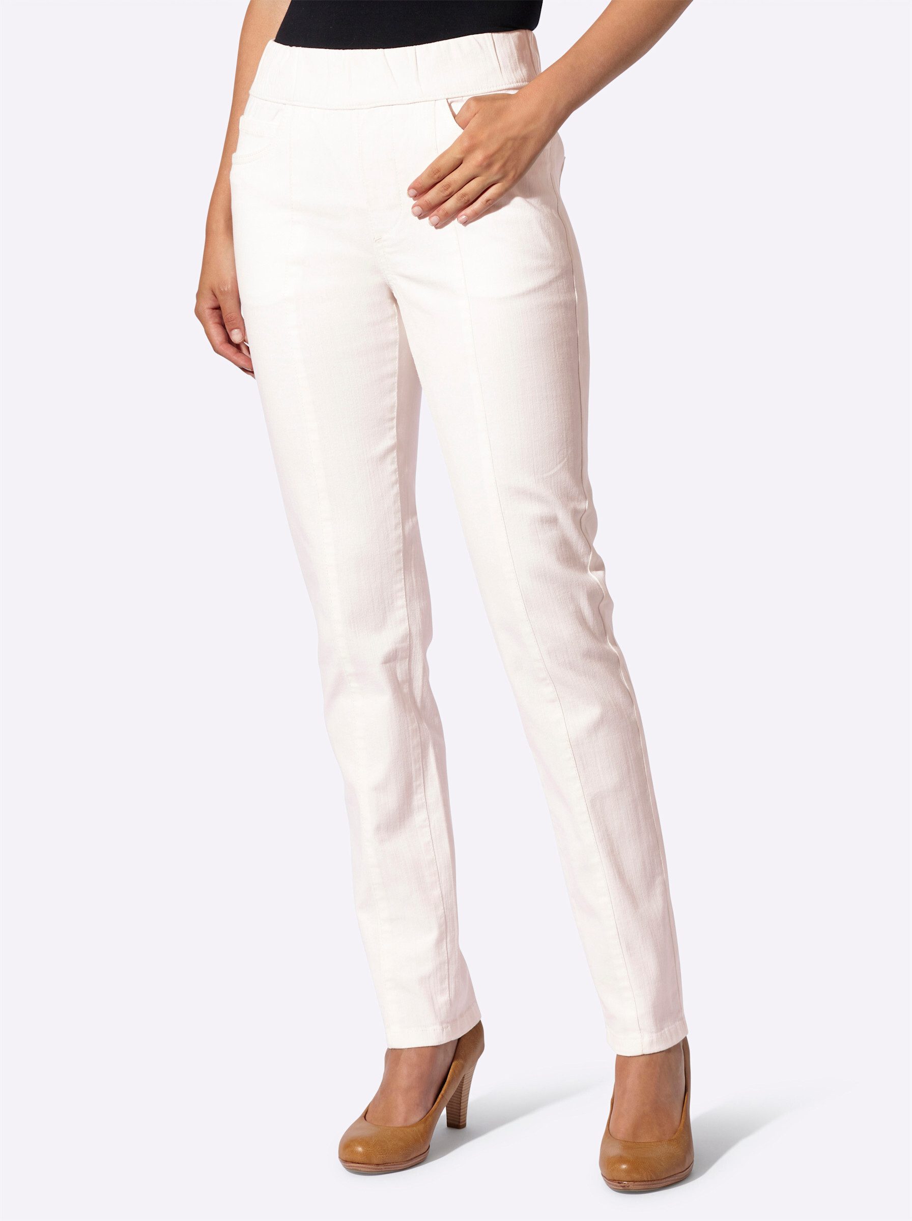 Witt Bequeme Jeans Jeans erhöht