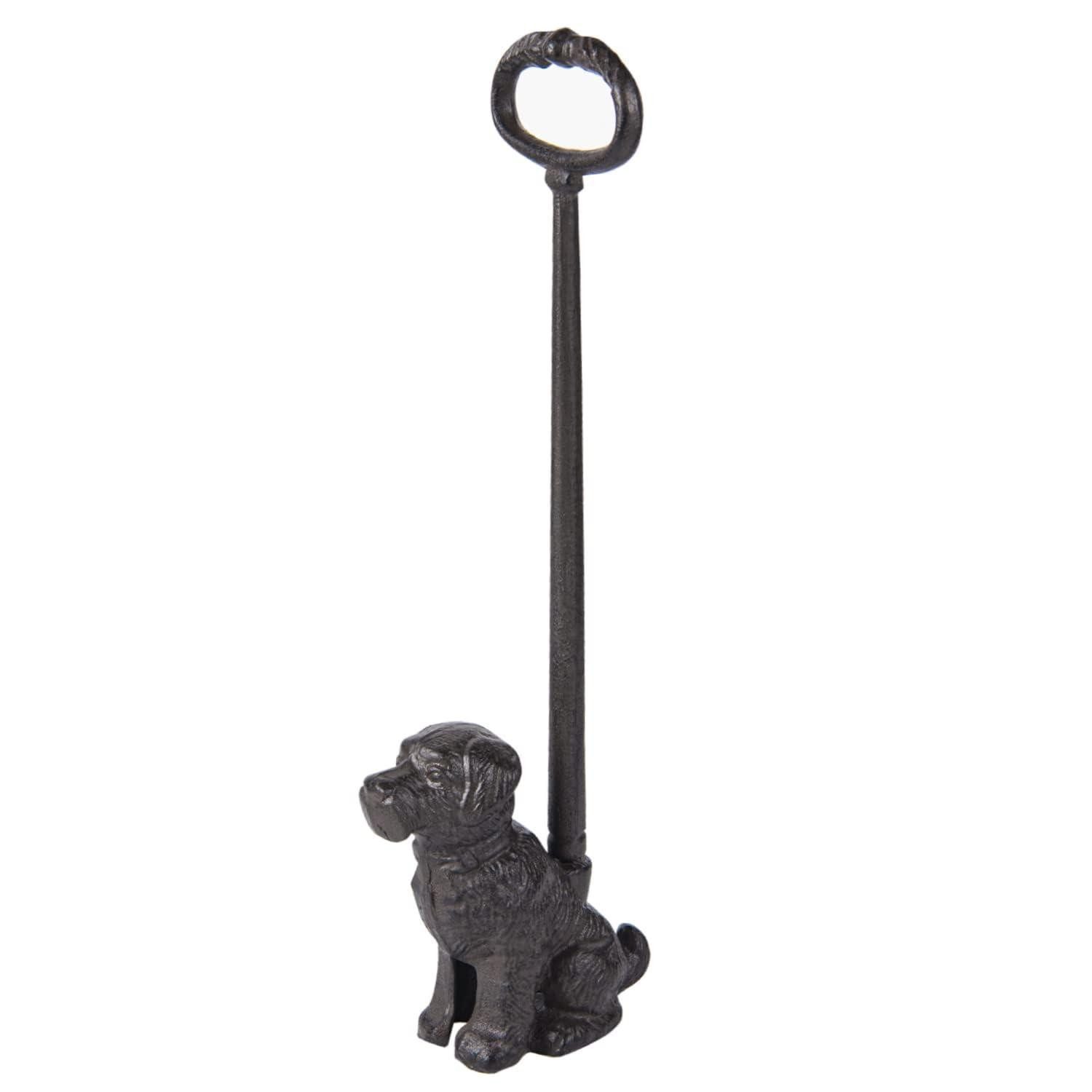 LuxusKollektion Bodentürstopper Gusseiserner Türstopper Hund schwarz (1 St)