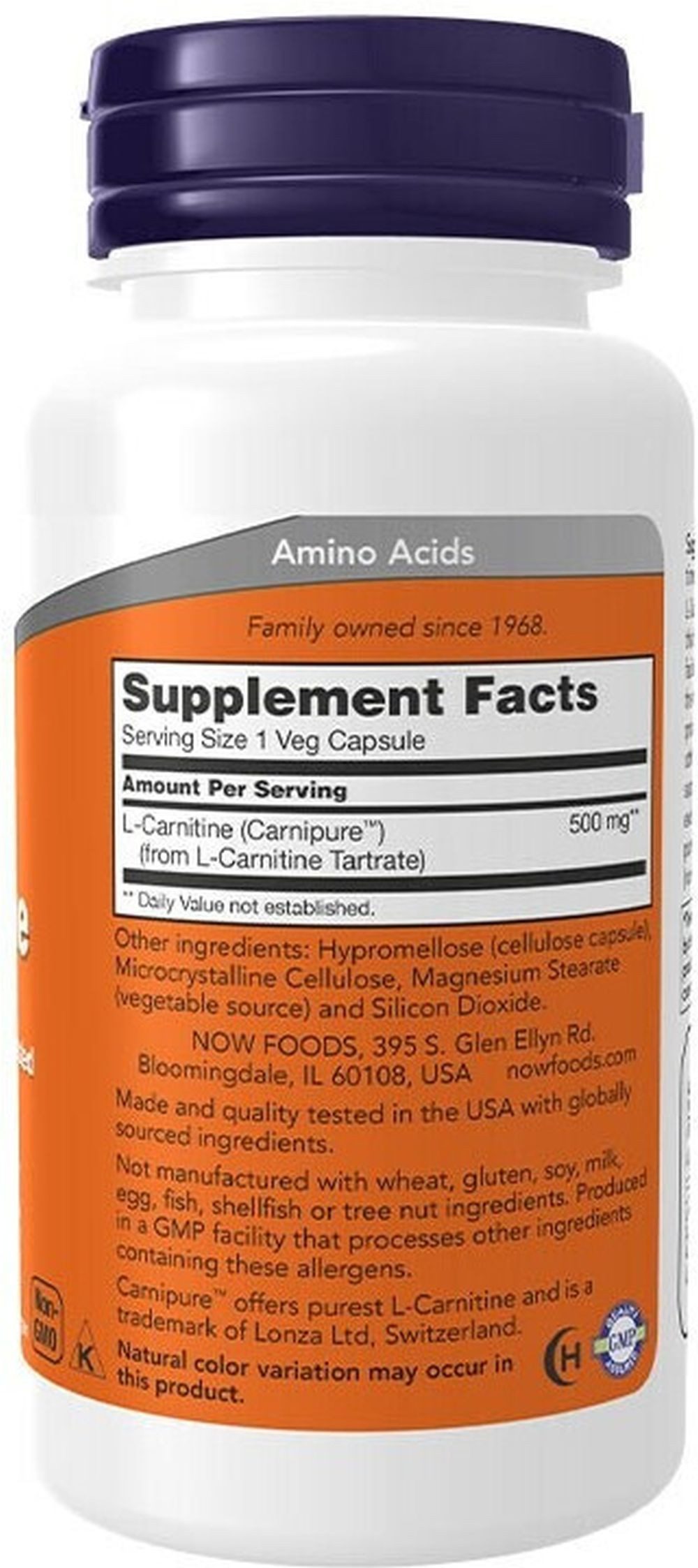 now foods Now Foods L-Carnitine 500 mg - 60 Kapseln Kapseln