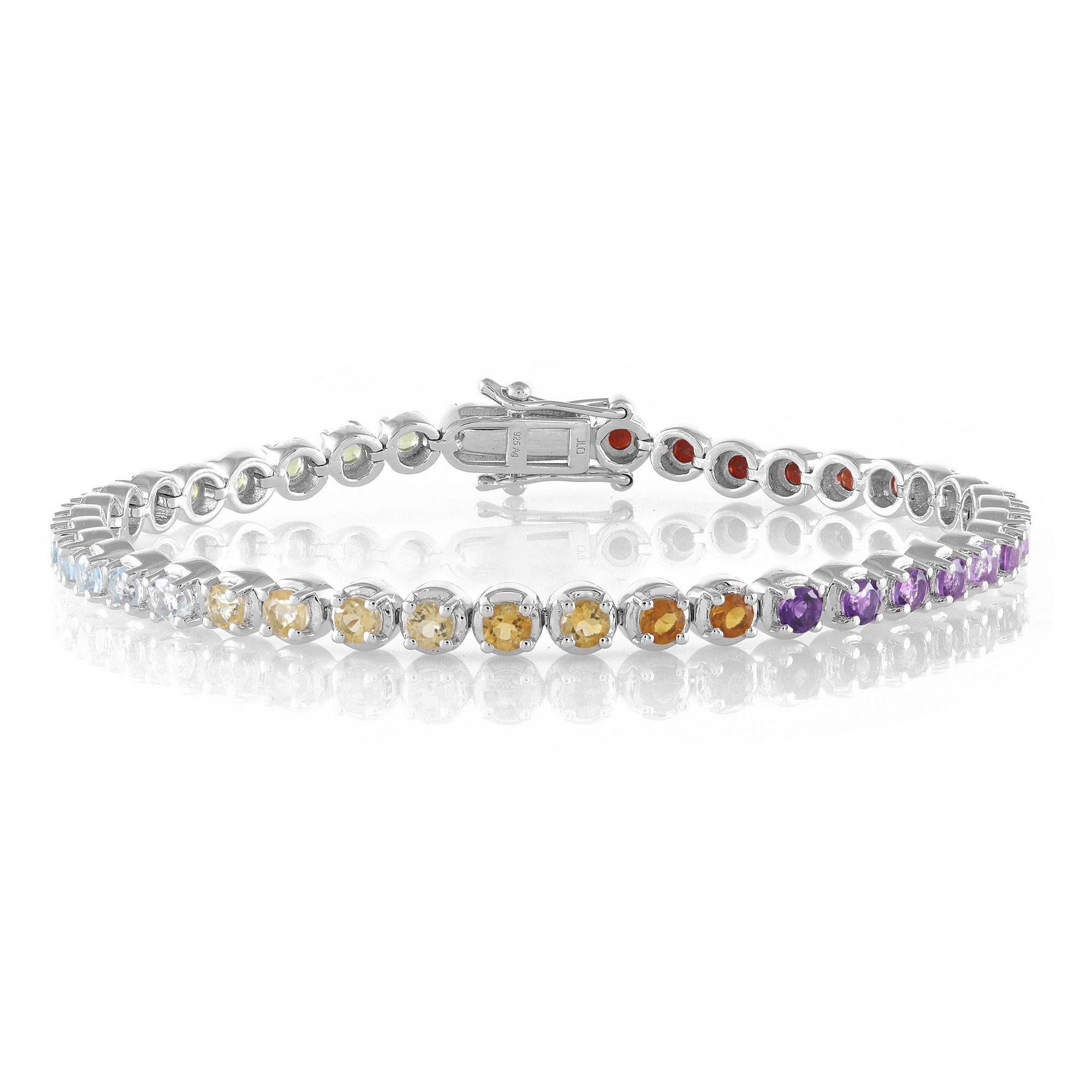 Silberarmband Mehrgliedriges Sterlingsilber-Armband