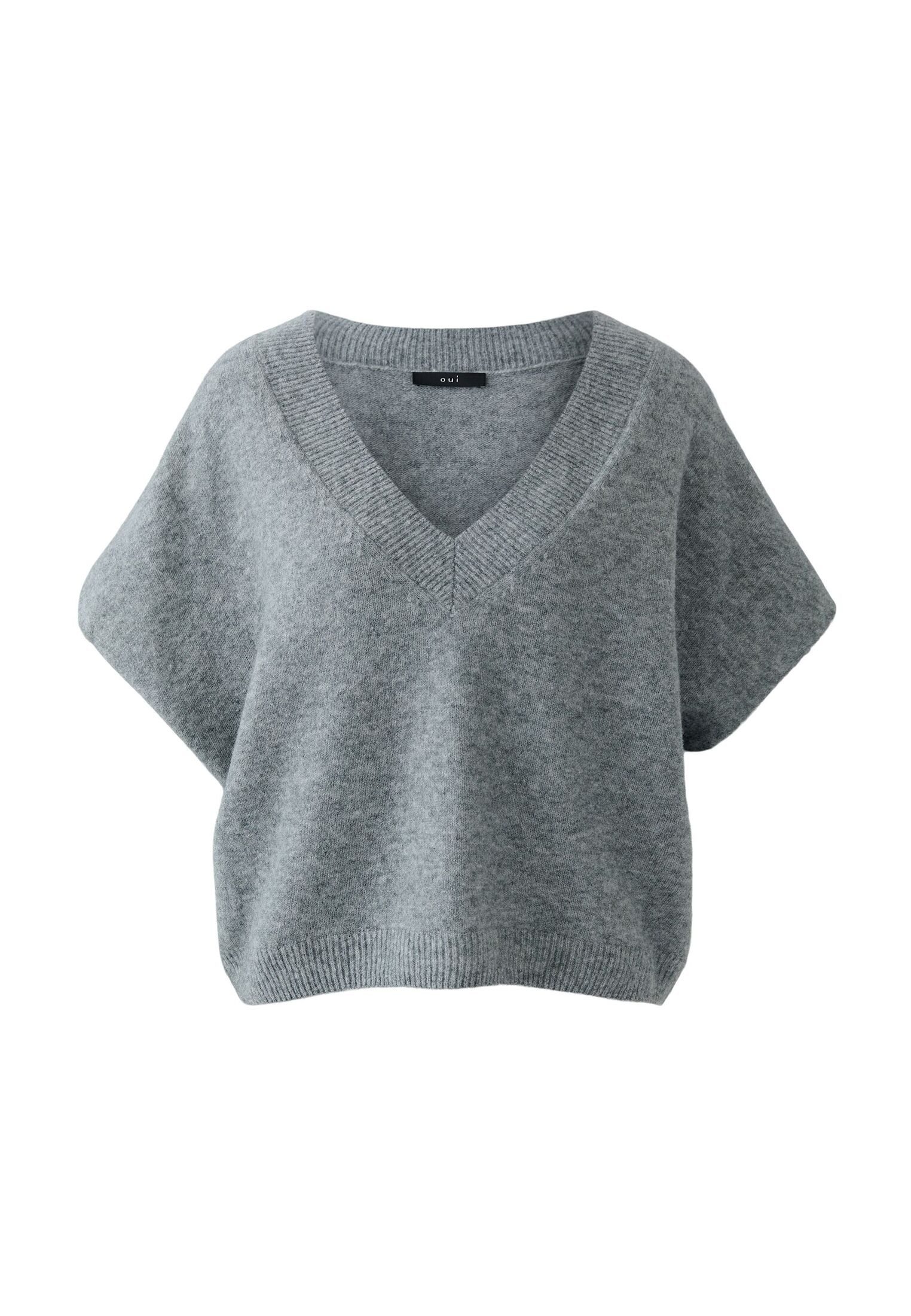 V-Ausschnitt-Pullover Pullover
