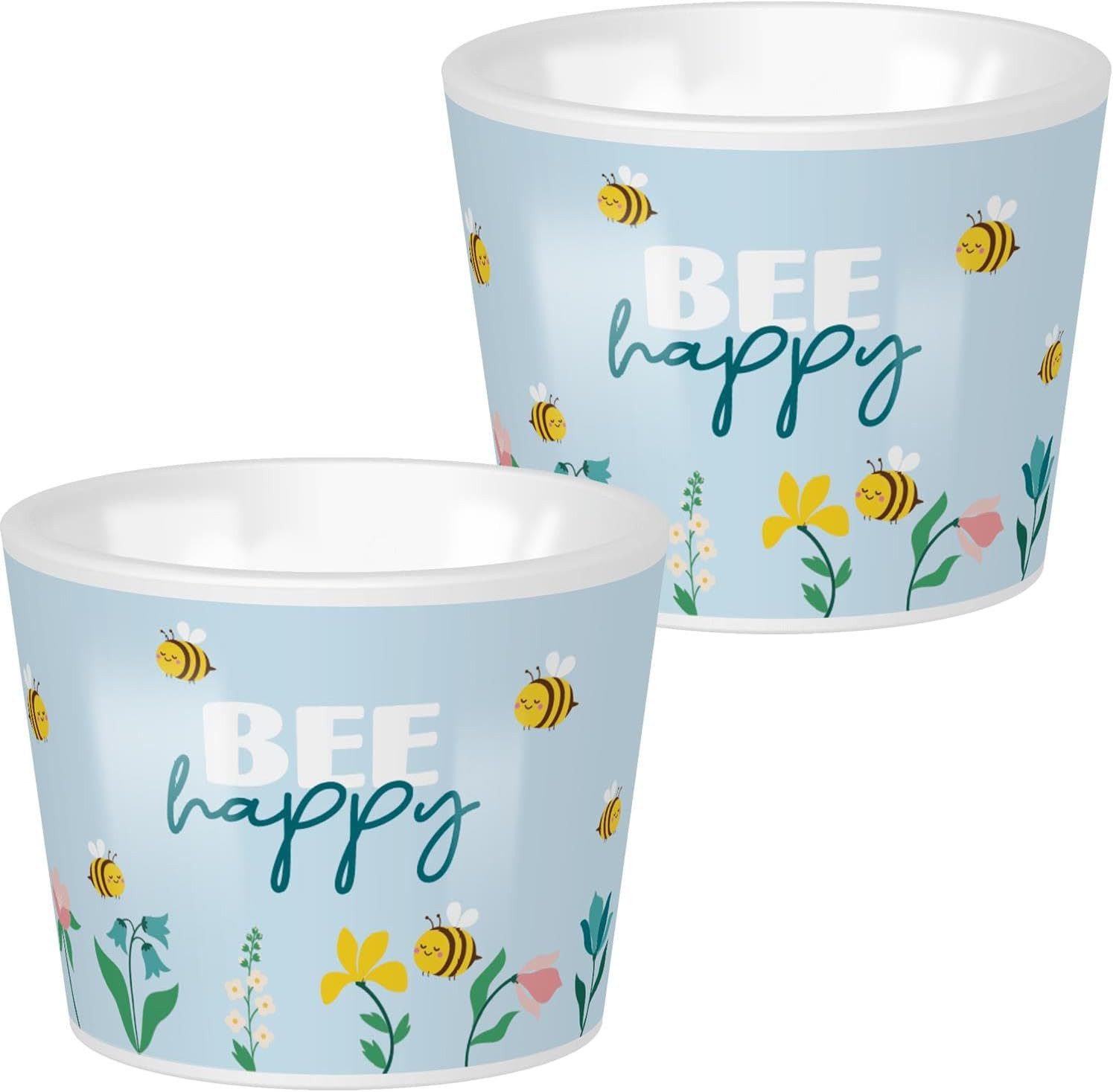Sheepworld Подставки для яиц Подставки для яиц Porzellan Ø 5,2cm H 4.2cm Sheepworld GRUSS&CO BEE happy