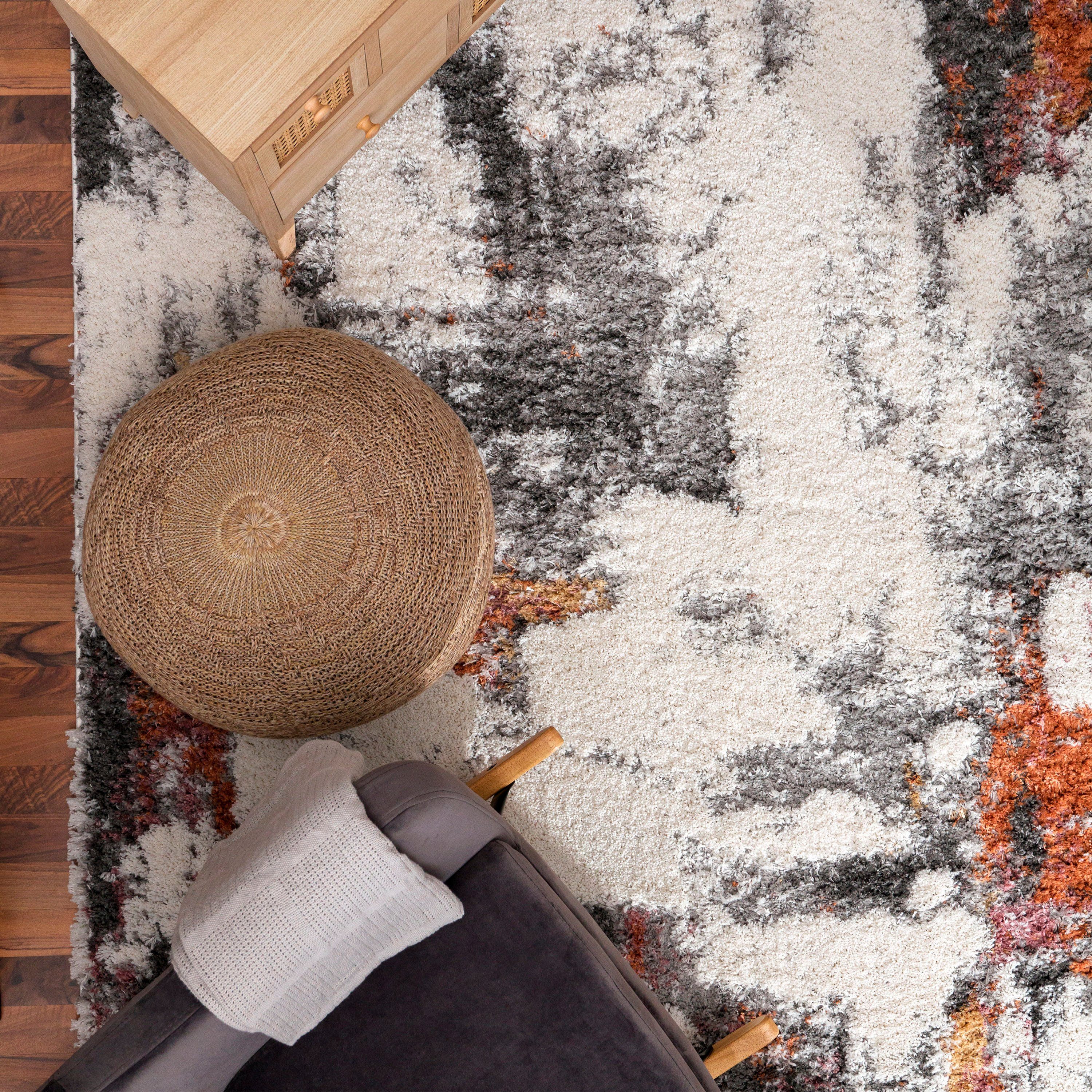 Paco Home Hochflor-Teppich Vincenza 282, rechteckig, günstig online kaufen