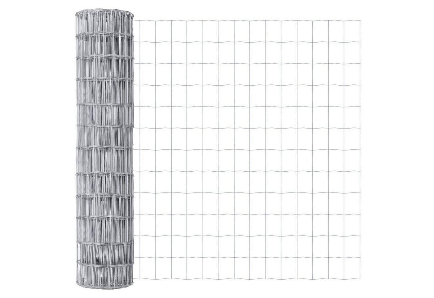 Thumbnail - vidaXL Gartenzaun Euro Zaun 1,2x25 m Verzinkter Stahl, (1-St)