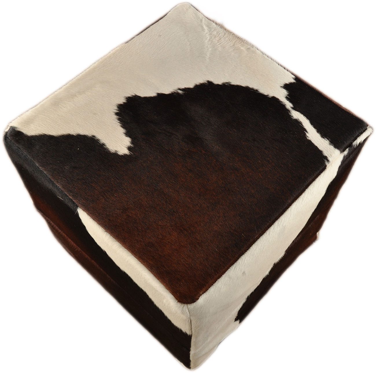 KUHFELL online & NOMAD Fußhocker Kuhfell Hocker Sitzwürfel 40 x 40 x 40 cm günstig online kaufen