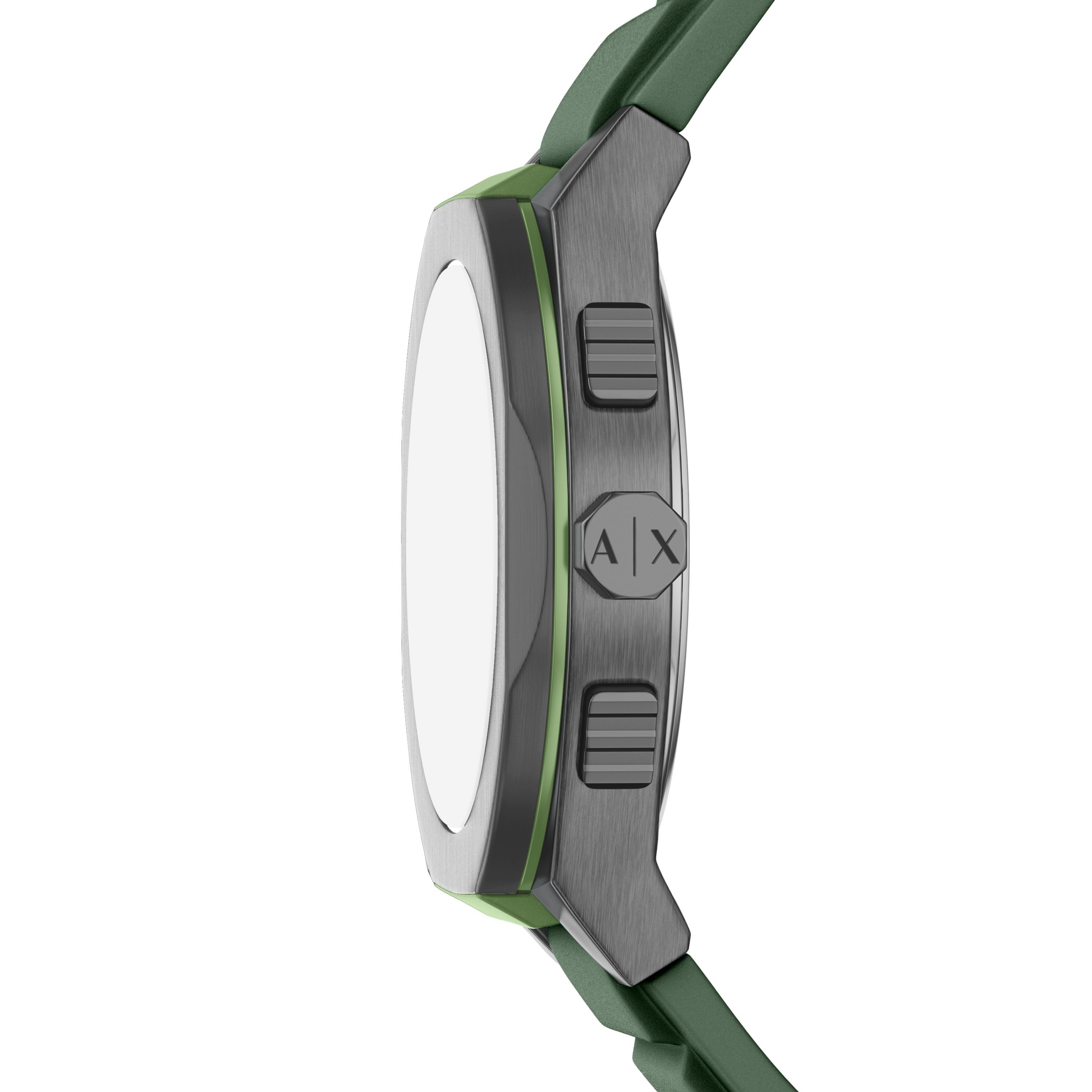 ARMANI EXCHANGE Chronograph SYNC AX4292, Quarzuhr, Armbanduhr, Herrenuhr, Silikonarmband, analog, Tag