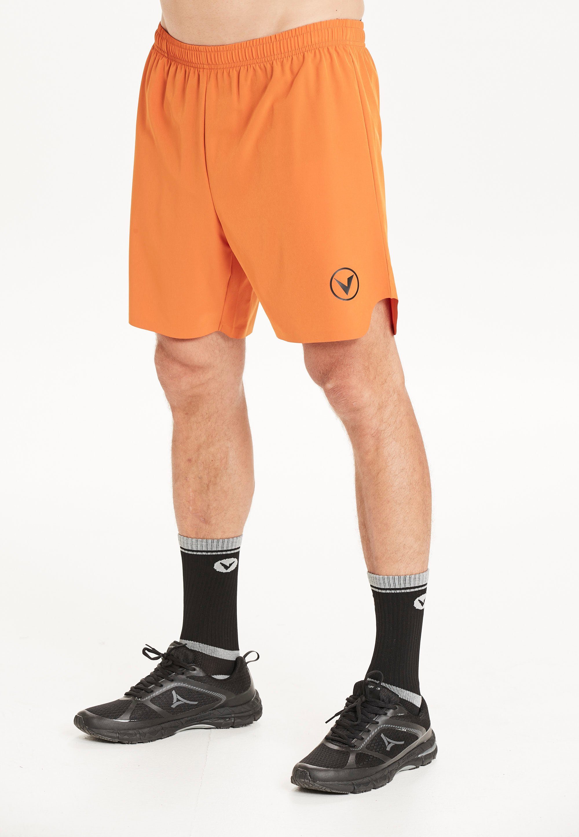 Virtus Shorts SPIER M activ mit komfortablem 4-Wege-Funktionsstretch orange