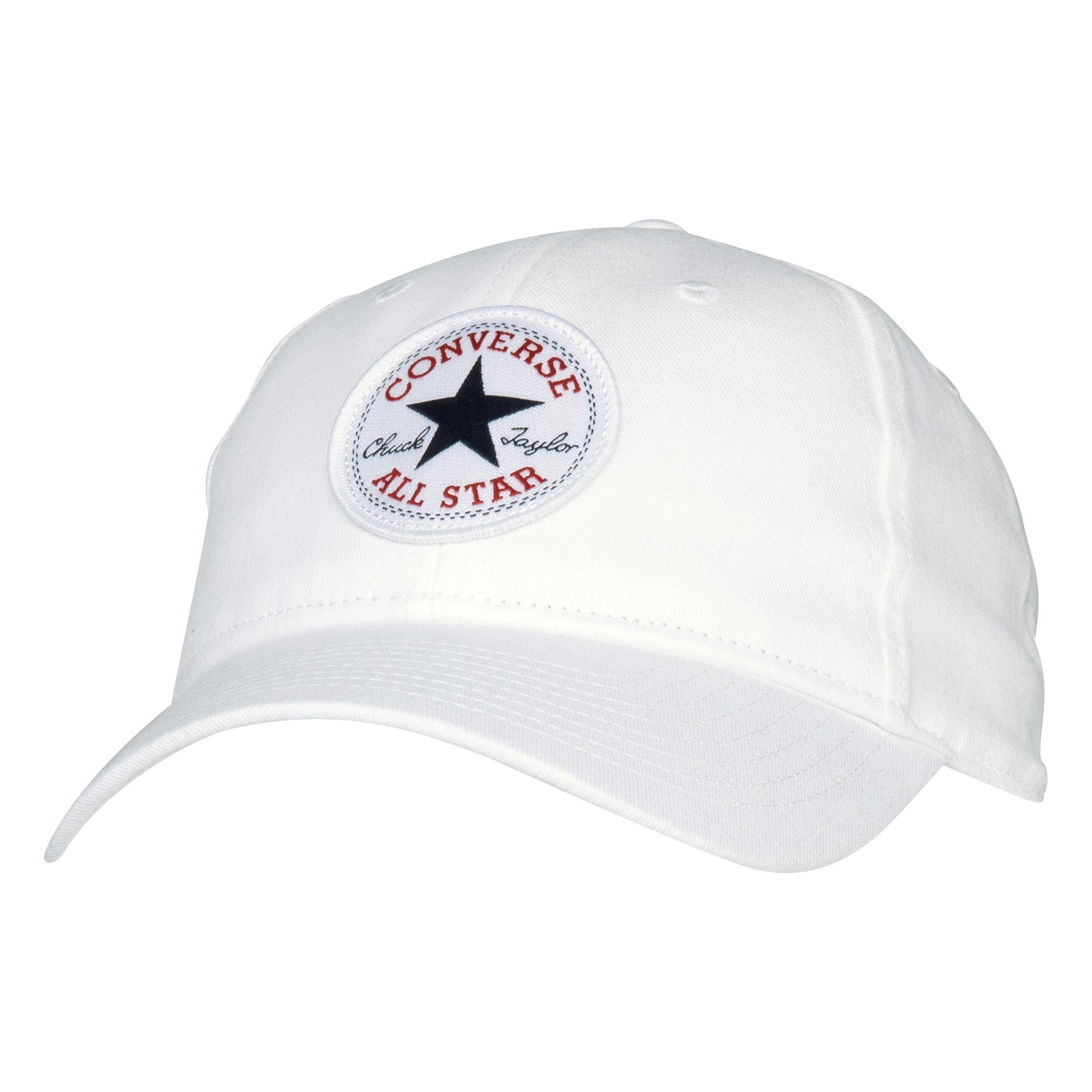 Converse Baseball Cap CAN CHUCK PATCH CURVE BRIM HAT für kids 8-15 Jahre mit Klettverschluss, im Basic-Stil