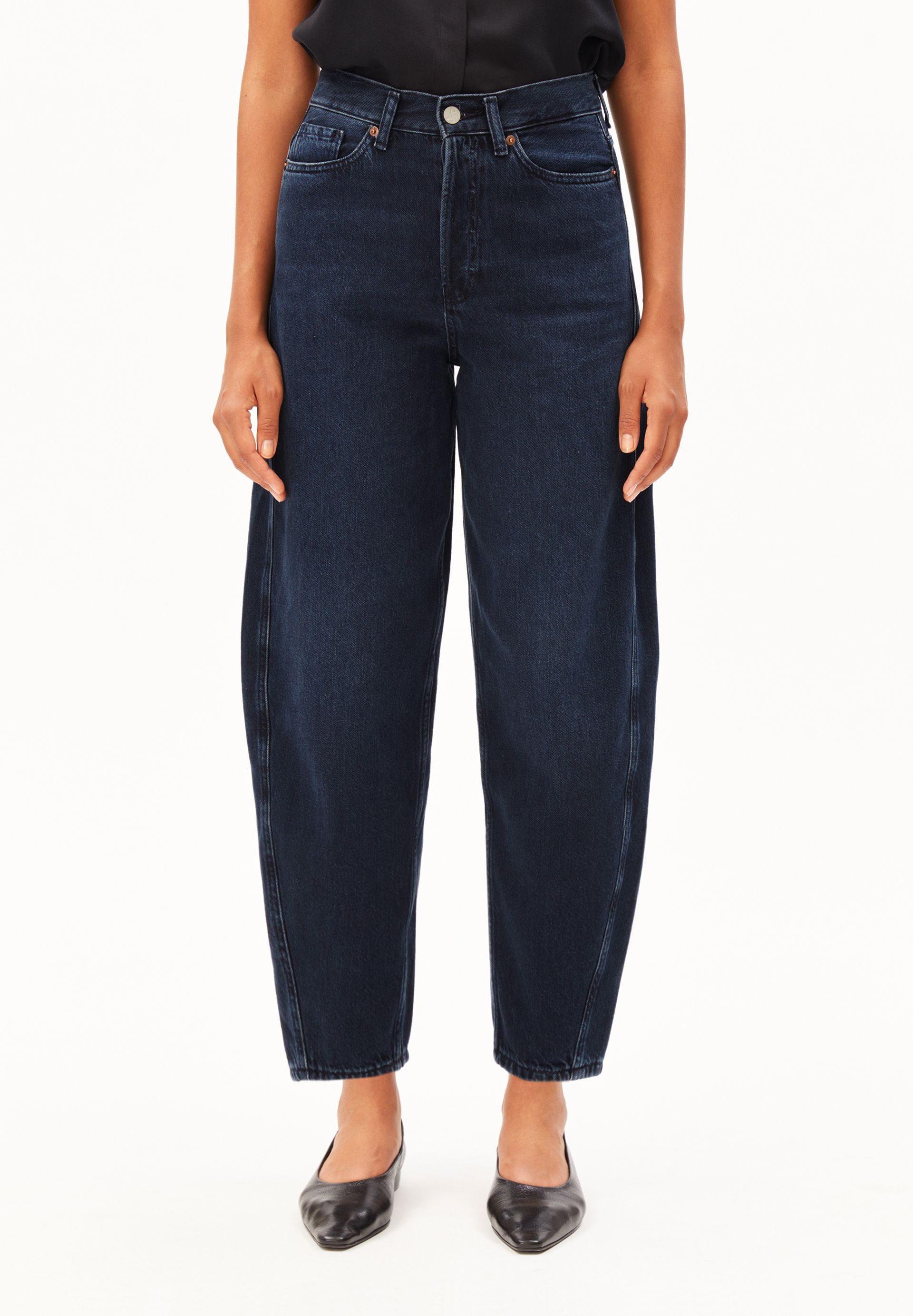 Armedangels Weite Jeans BAARLY BARREL (Non-Stretch, Loose Fit) High waist