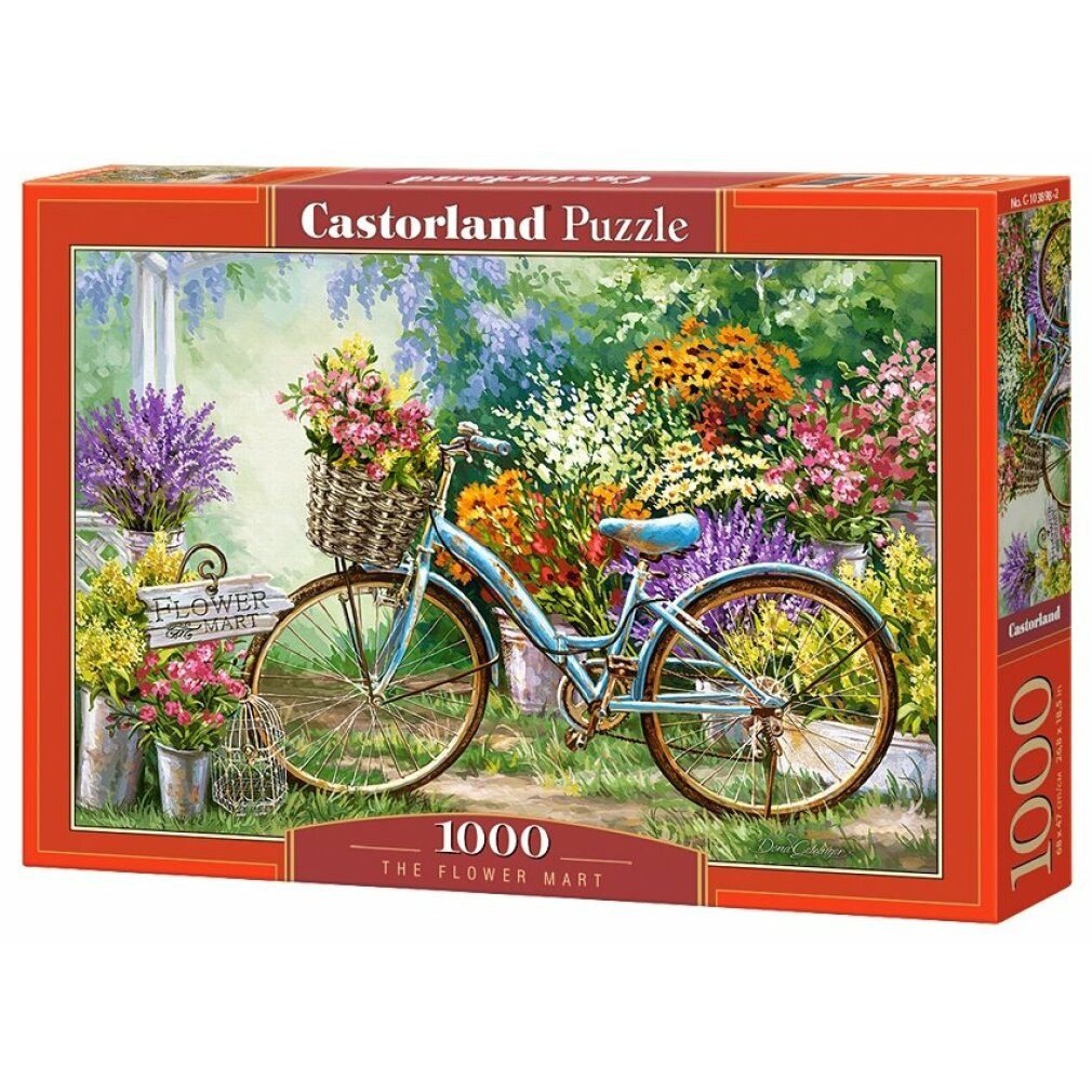 Castorland Puzzle Jigsaw The Flower Mart Puzzles 1000 Teile, Puzzleteile
