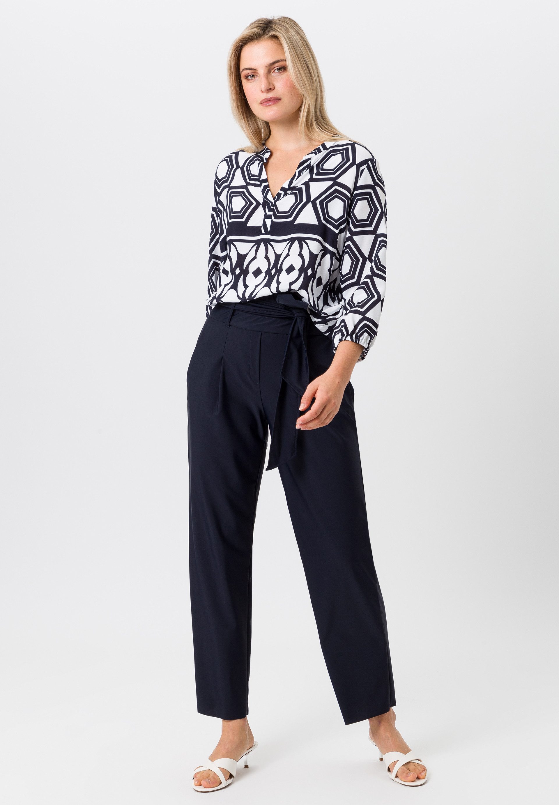TUZZI Klassische Bluse mit grafischem Muster