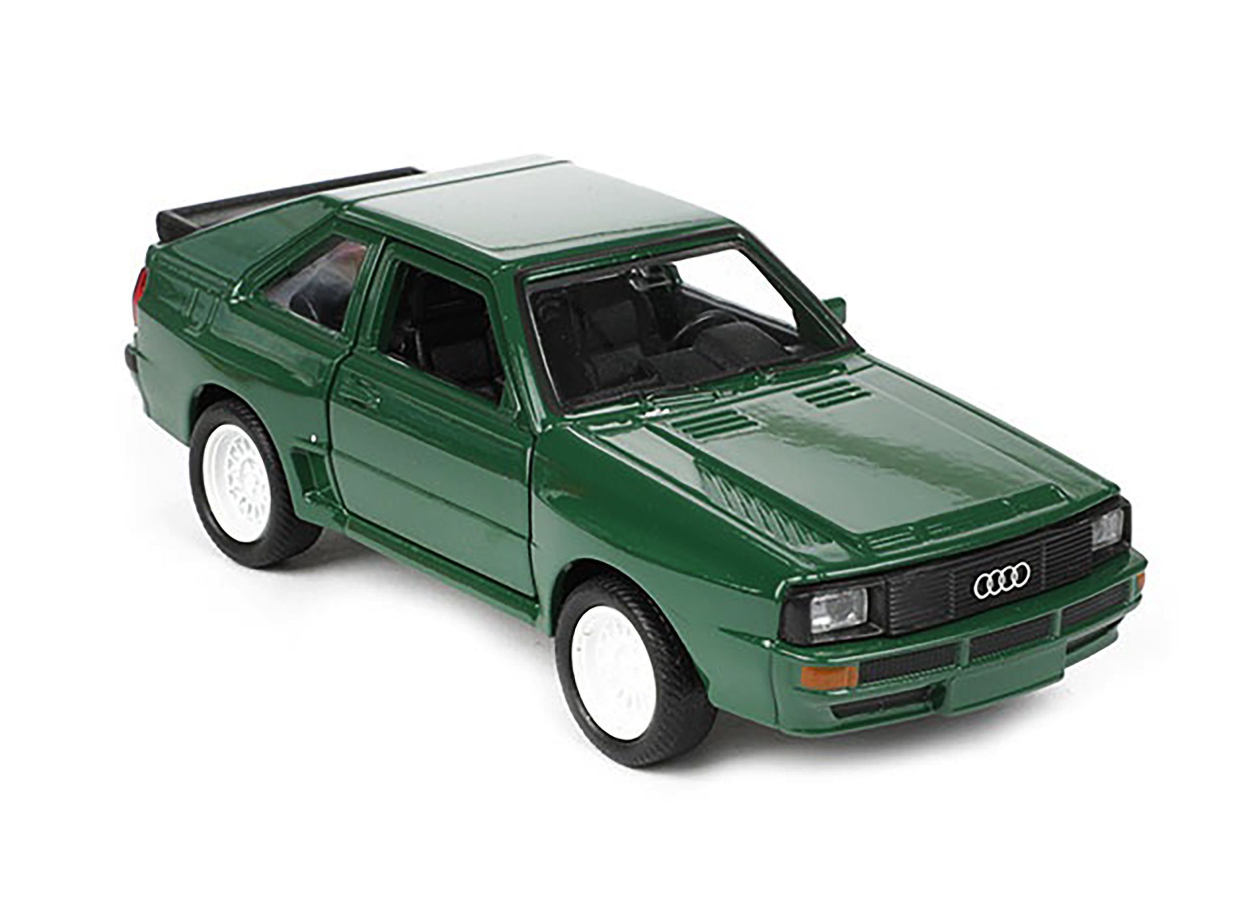 Modellauto Audi Sport Quattro 11,5cm Modellauto Metall Modell Auto 41 (Grün)