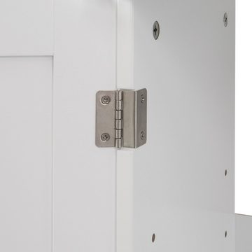 SoBuy Waschbeckenunterschrank »BZR18« Badschrank Waschtisch Unterschrank Badmöbel