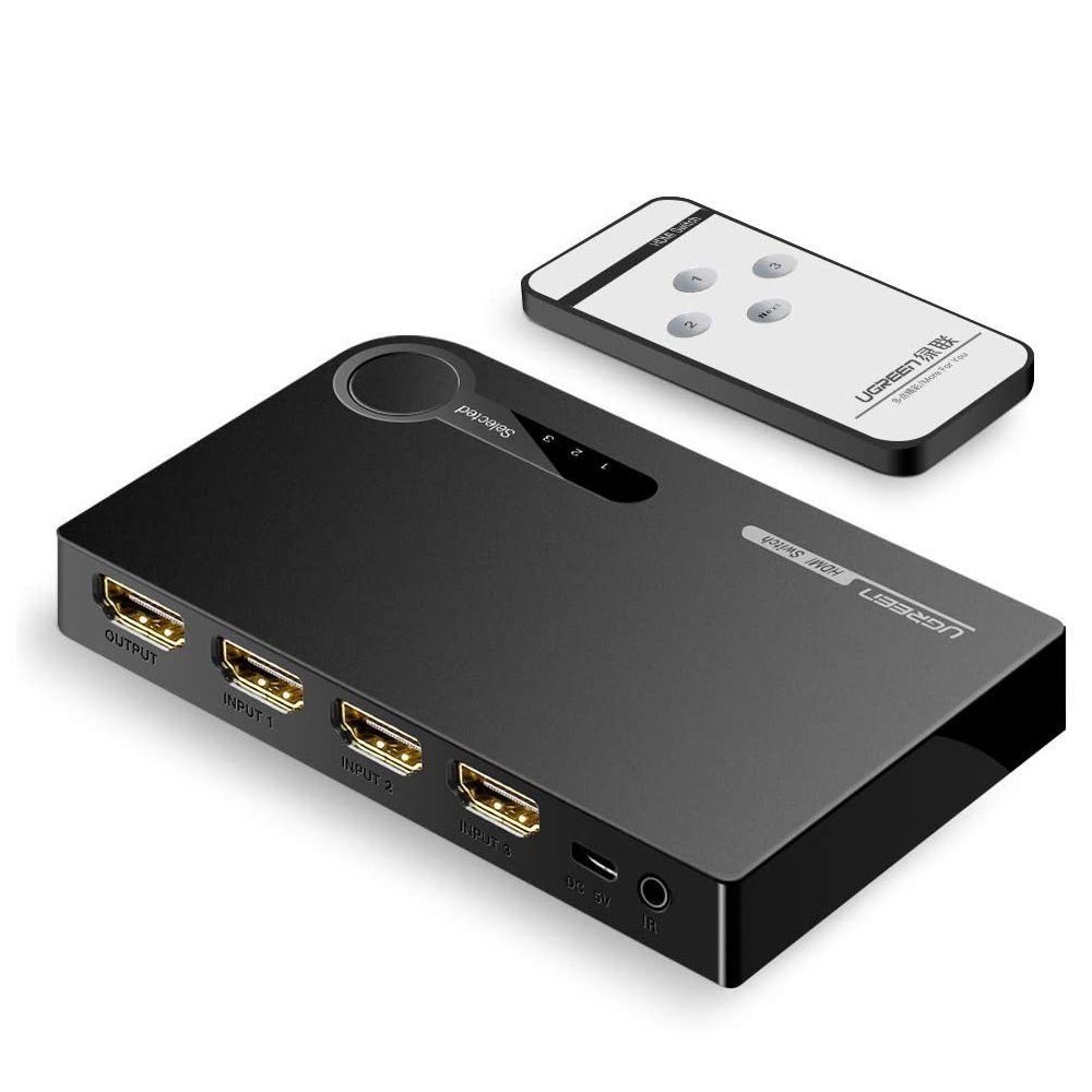 HDMI-Splitter Switch Splitter Switch HDMI - 3x HDMI 3D 4K 7,5 Gbps 36 Bit pro Kanal