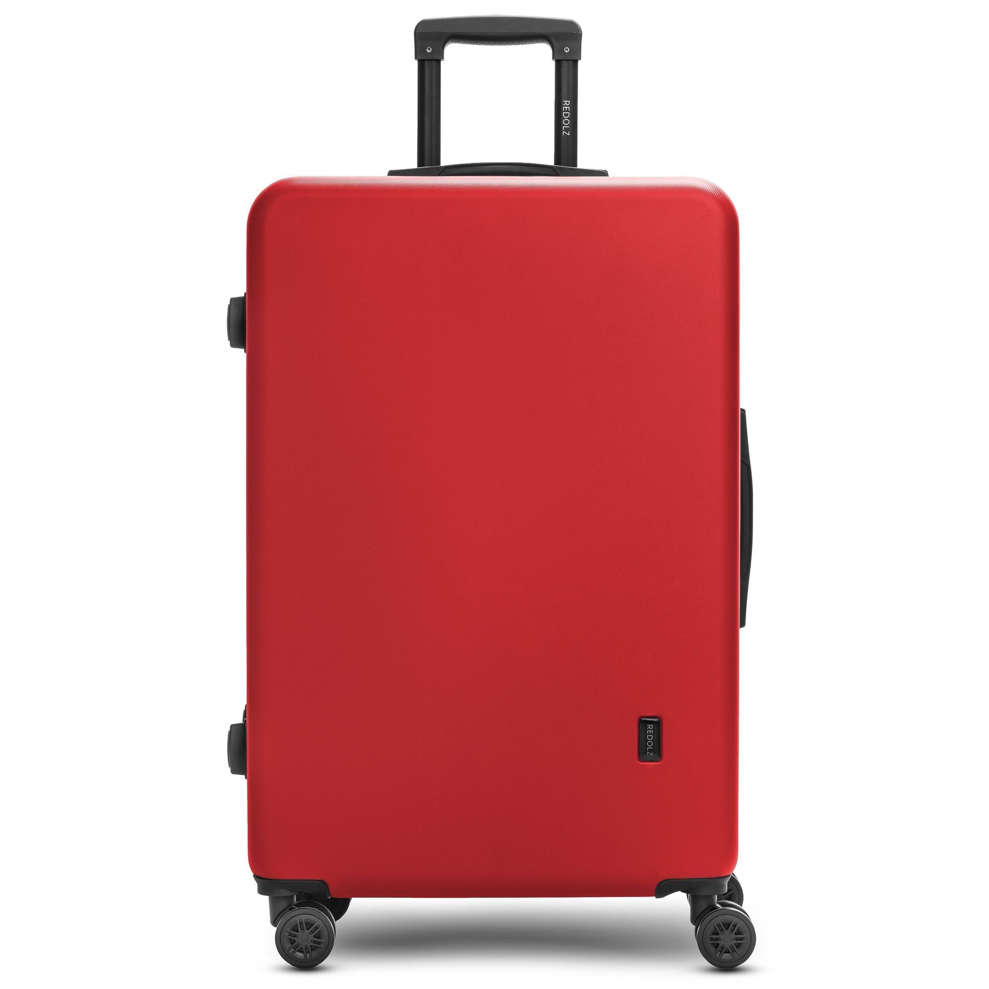 Redolz Hartschalen-Trolley Essentials 09, 4 Rollen, ABS bright-red 2