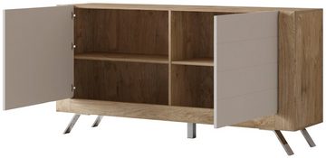 Leonique Sideboard Kasai, Breite 160,5 cm, mit 2 Türen