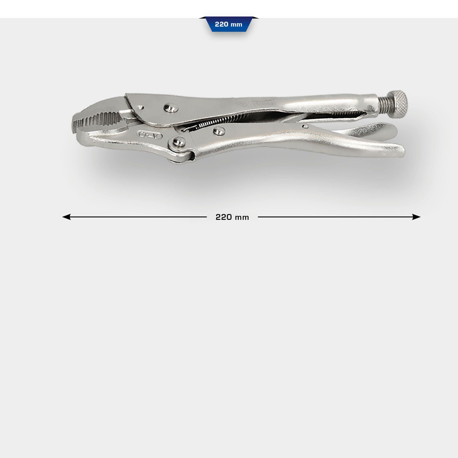 Brilliant Tools Gripzange BRILLIANT TOOLS Gripzange 220 mm - BT065903 – Bild 2 von 5