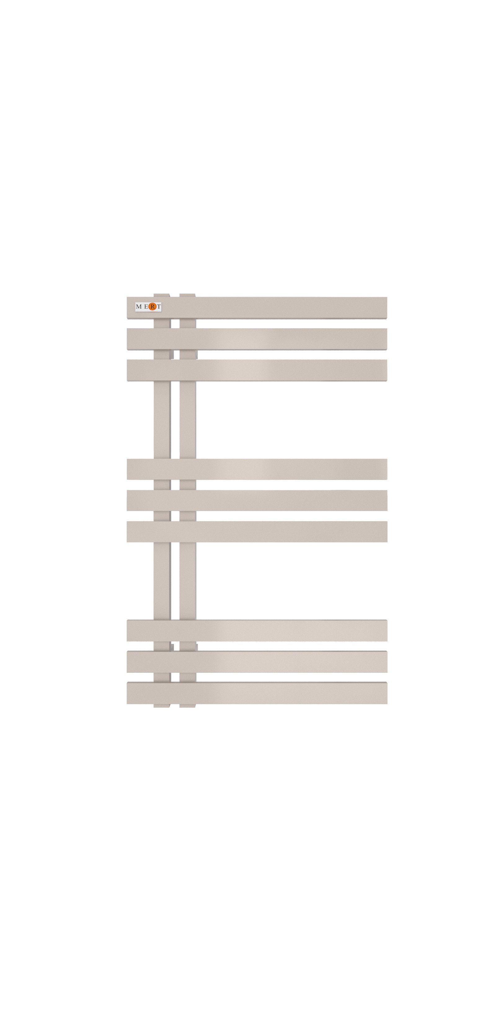 MERT Designheizkörper ELEN mit Seitenanschluss links oder rechts installierbar Weiß RAL 9016 | Heizkörper