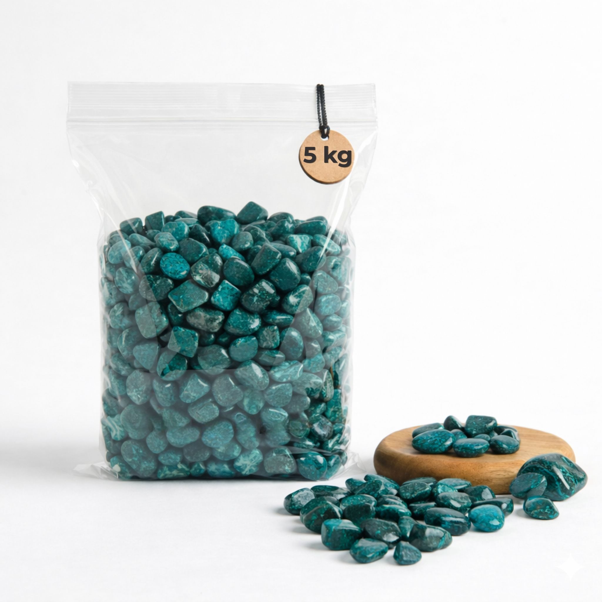 matches21 HOME & HOBBY Deko-Granulate Bunte Deko-Steine 5 KG Glas-Vasen Streudeko Ø 8-16 mm türkis, (1 St), Staubfreies Deko-Granulat als farbige Tischdeko Hochzeitsdeko
