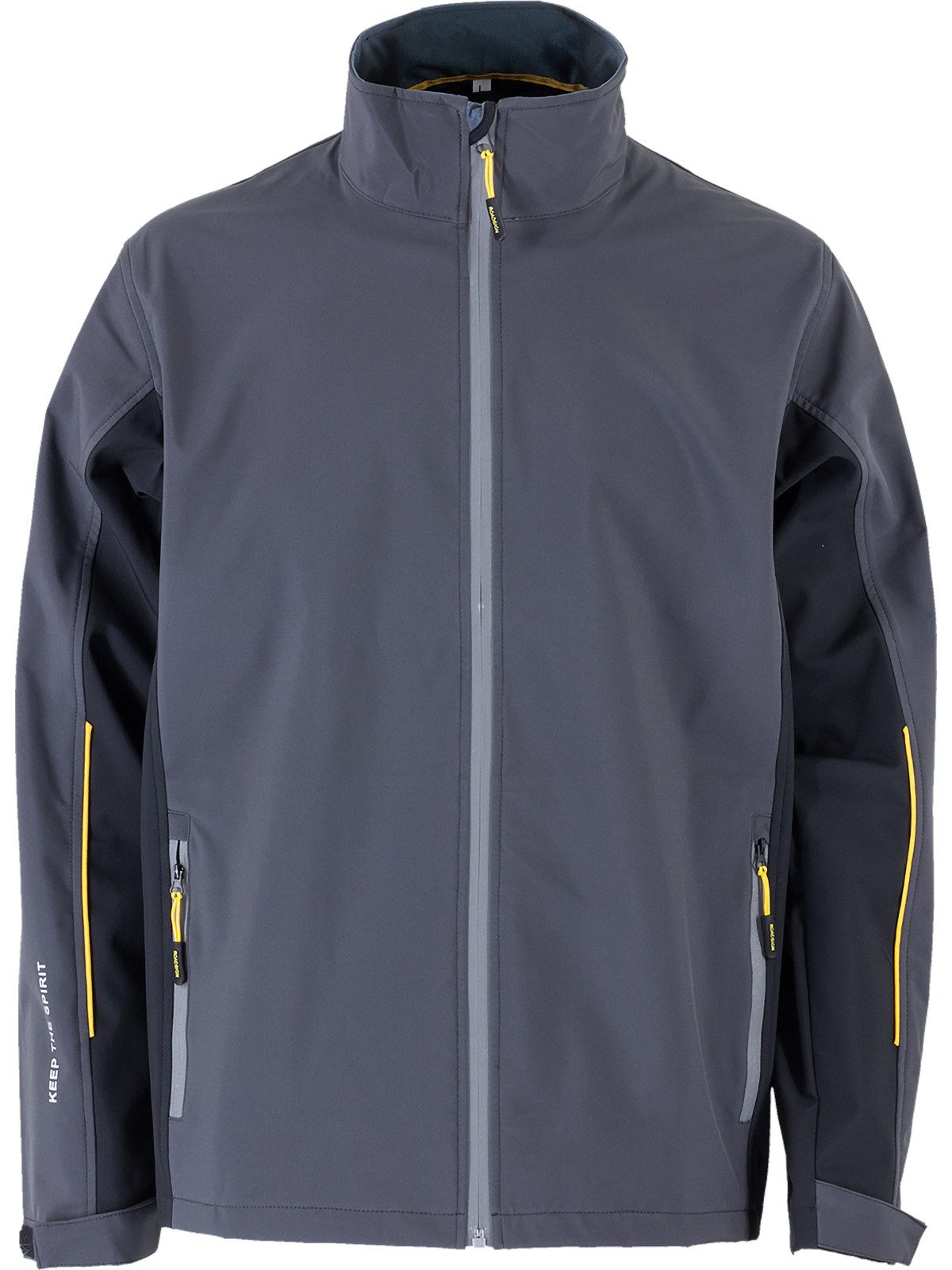 ROADSIGN australia Arbeitsjacke Softshelljacke anthrazit/gelb