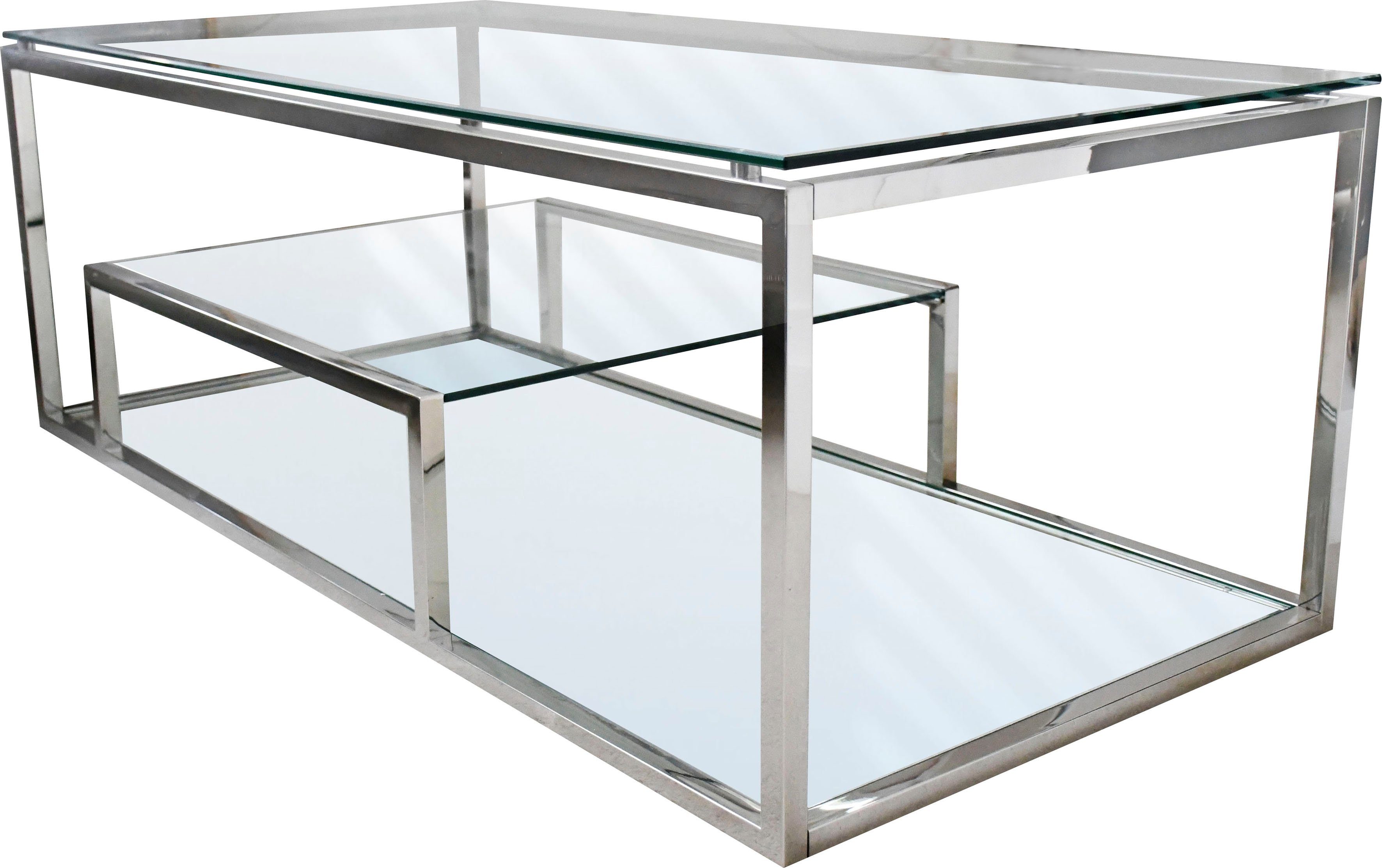 Leonique Couchtisch Fabi, Mit pflegeleichter Glasplatte. € 719,99