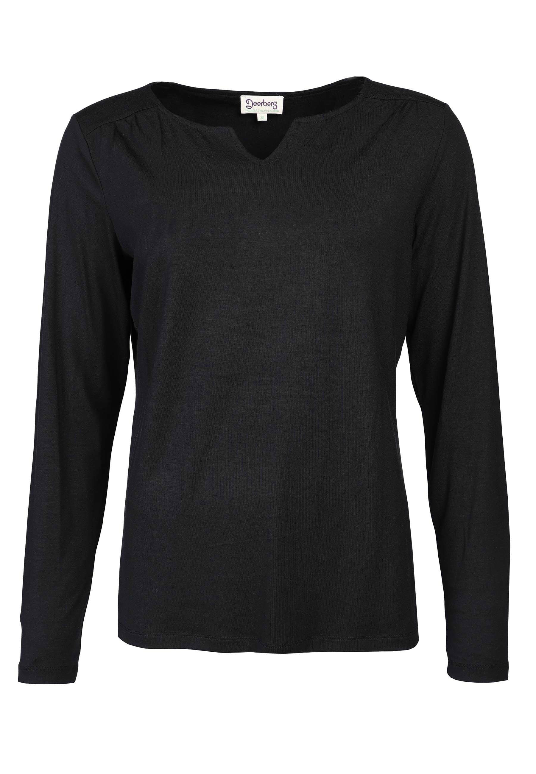 Deerberg Langarmshirt Adrijana solid günstig online kaufen