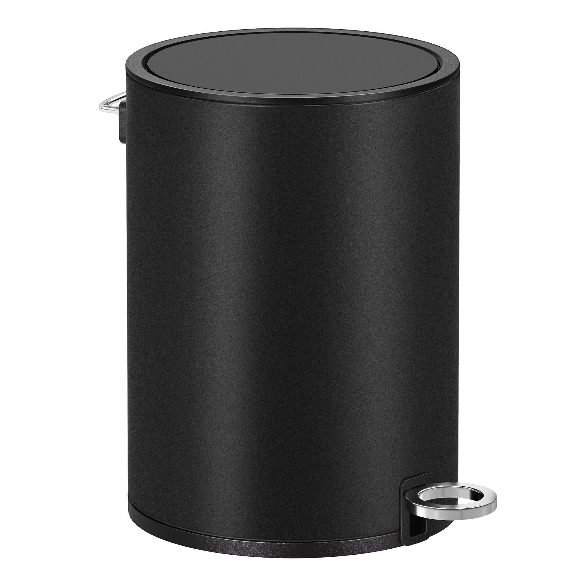 SONGMICS Kosmetikeimer herausnehmbarer Inneneimer aus Kunststoff, für Badezimmer, Mülleimer Bad, Abfalleimer, Softclose, 3 Liter