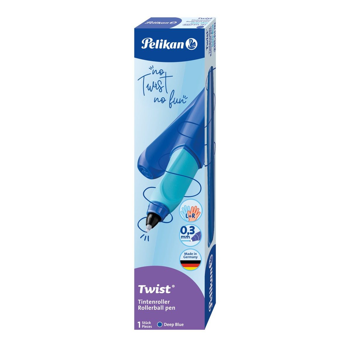 Pelikan Tintenroller Pelikan Tintenroller Twist R457 tiefblau