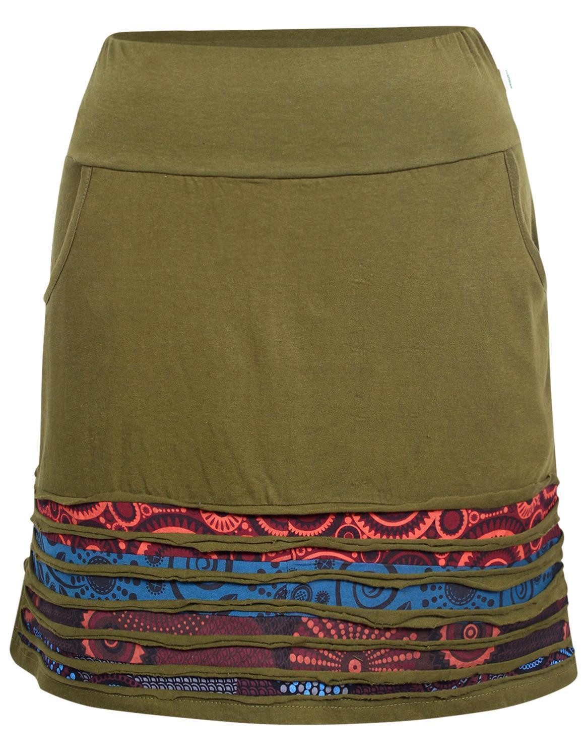 Vishes Sommerrock Kurzer Damen Sommerrock Gestreift günstig online kaufen