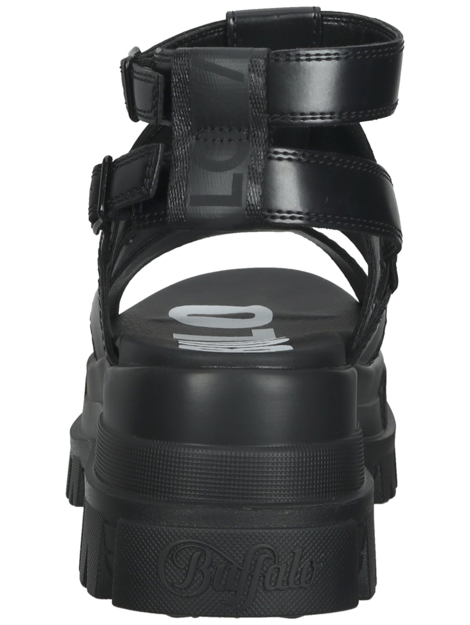 Buffalo Buffalo Sandalen Lederimitat Plateausandaletten