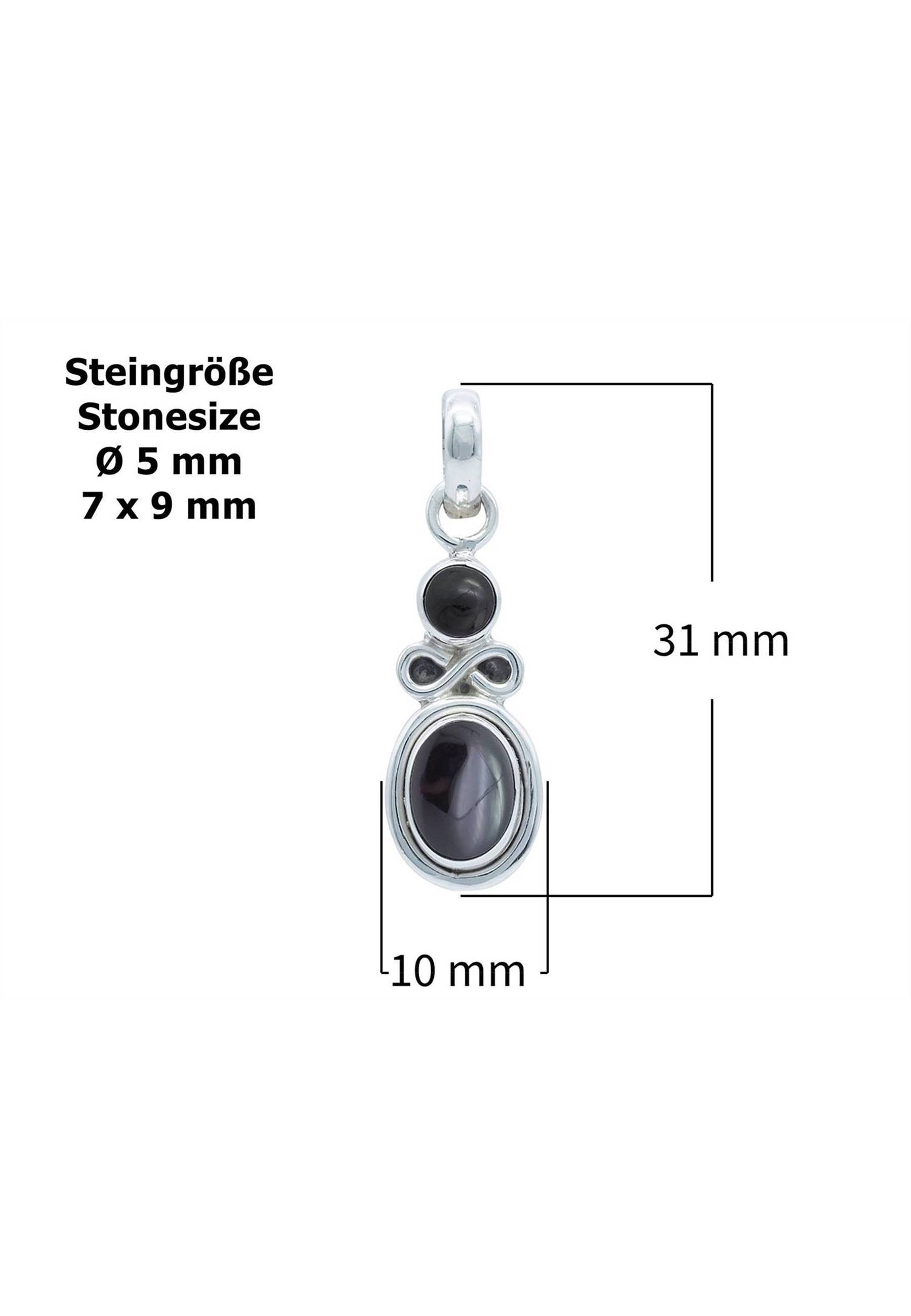 mit 925er mantraroma SilbermitOnyx Anhänger Kette