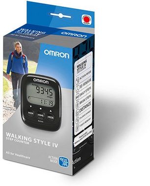 Omron Schrittzähler Walking style IV, mit präzisem 3D Sensor