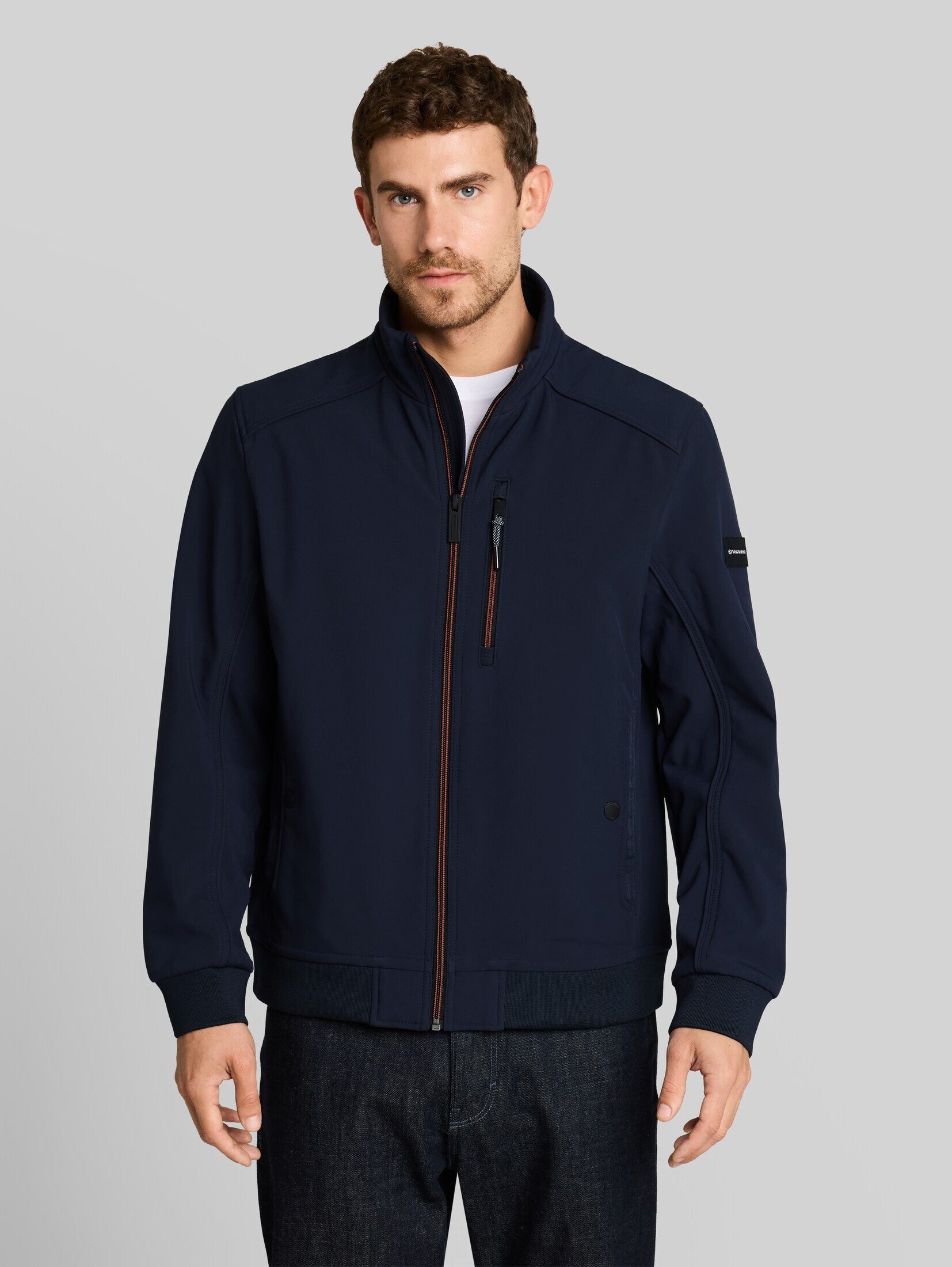 TOM TAILOR Outdoorjacke Jacken Softshell Jacke mit Stehkragen